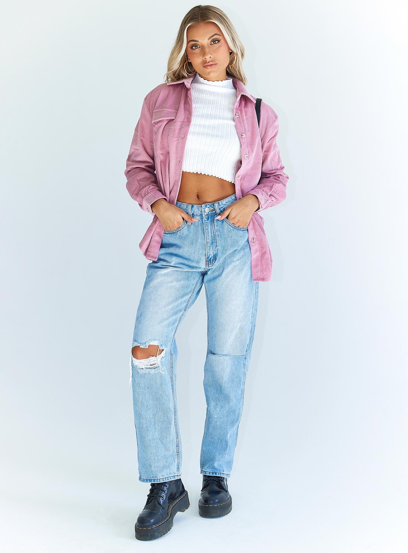 Rylan Shirt Pink - Image 3