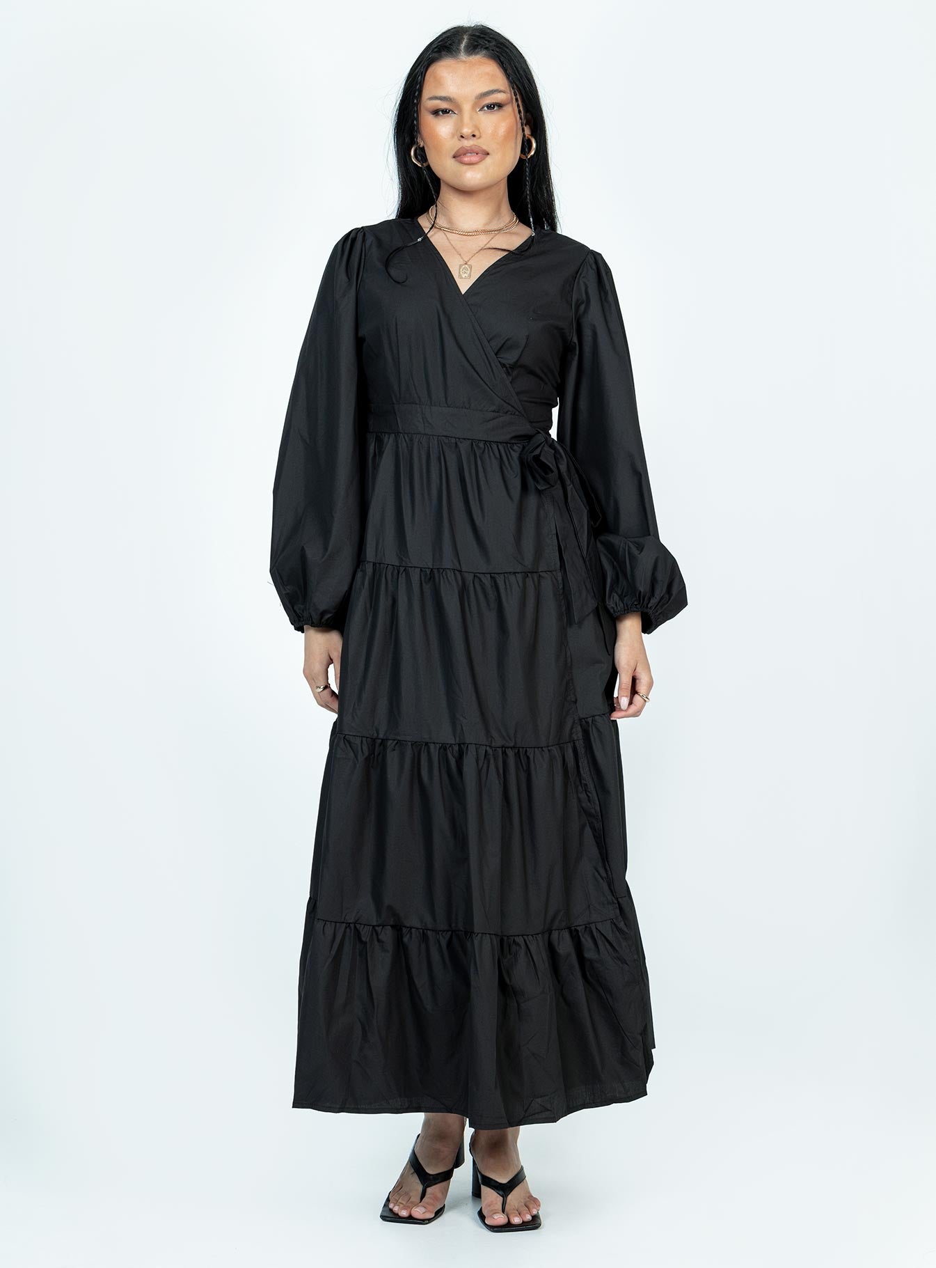 Helima Maxi Dress Black - Image 2