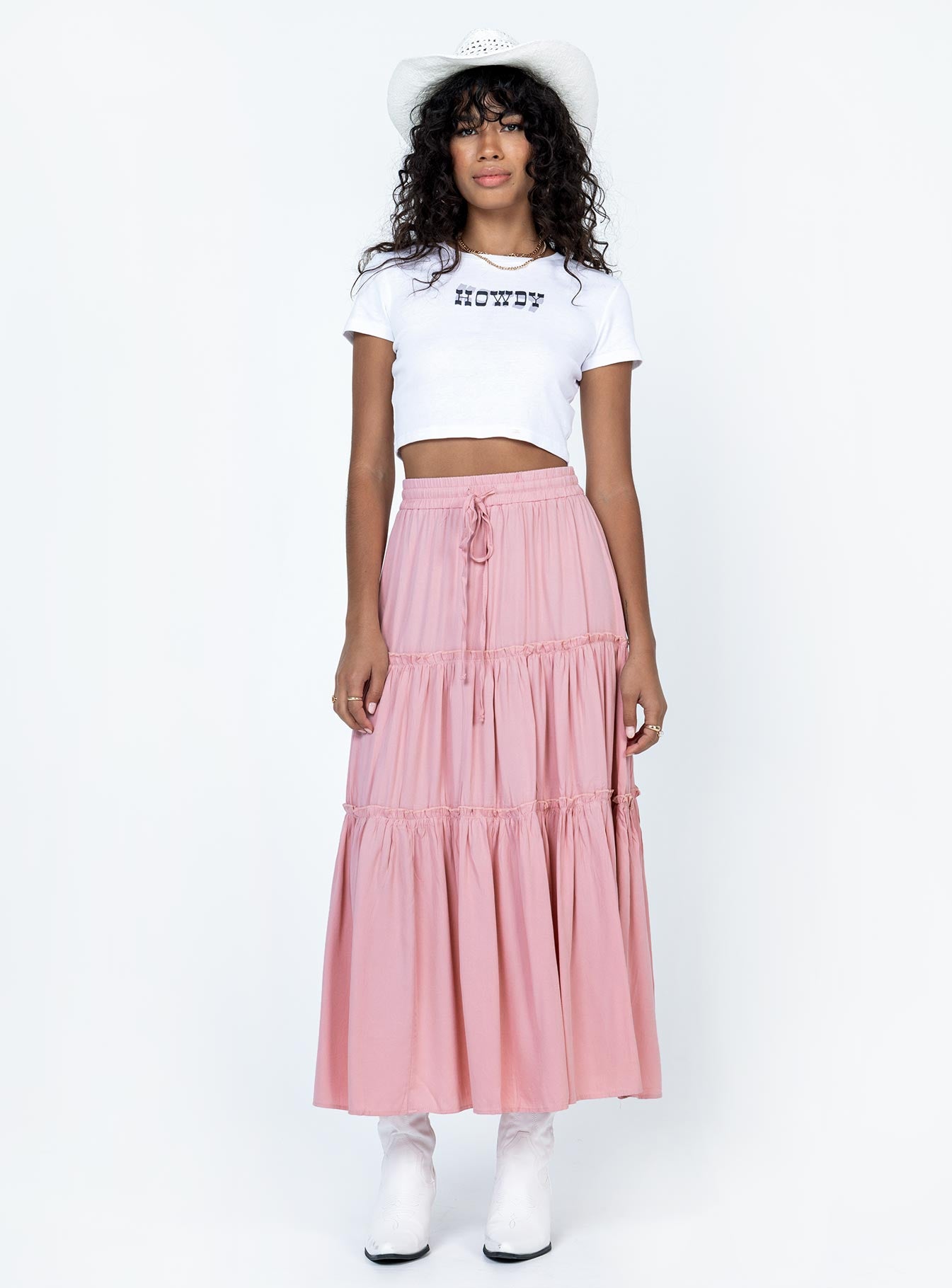Tammie Maxi Skirt Pink - Image 2
