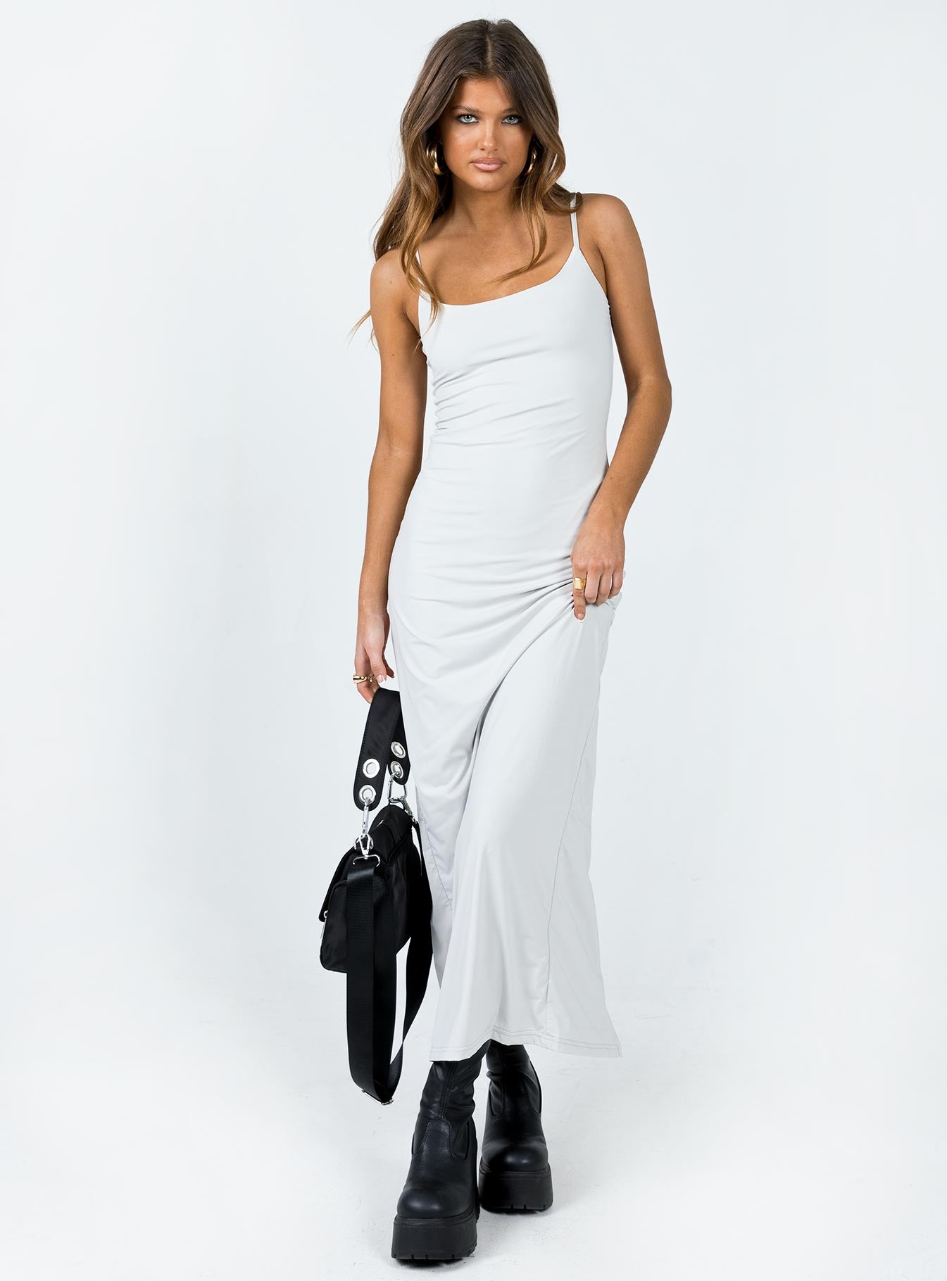 Balwyn Maxi Dress Grey - Image 3