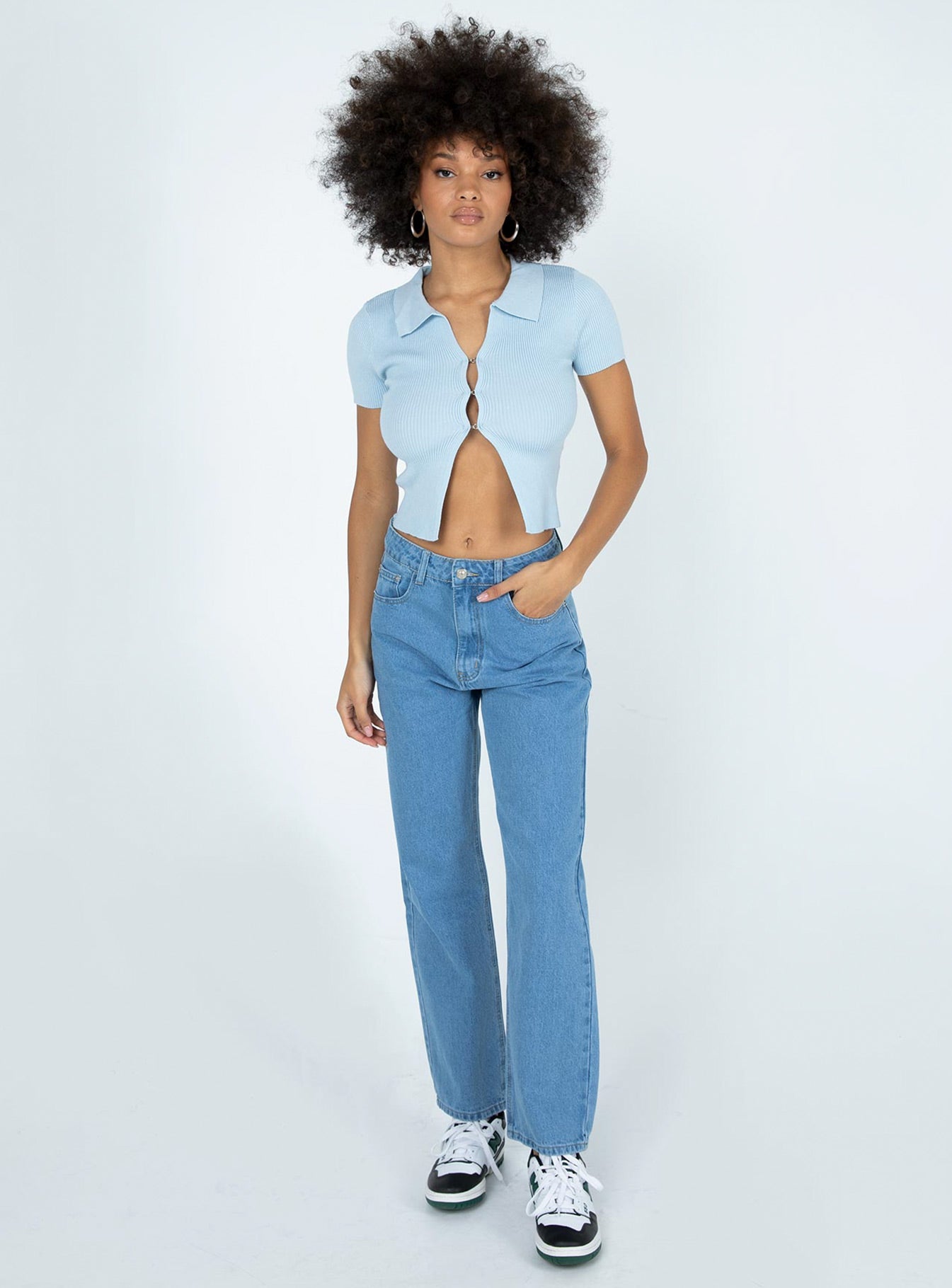 Clayton Top Blue - Image 2