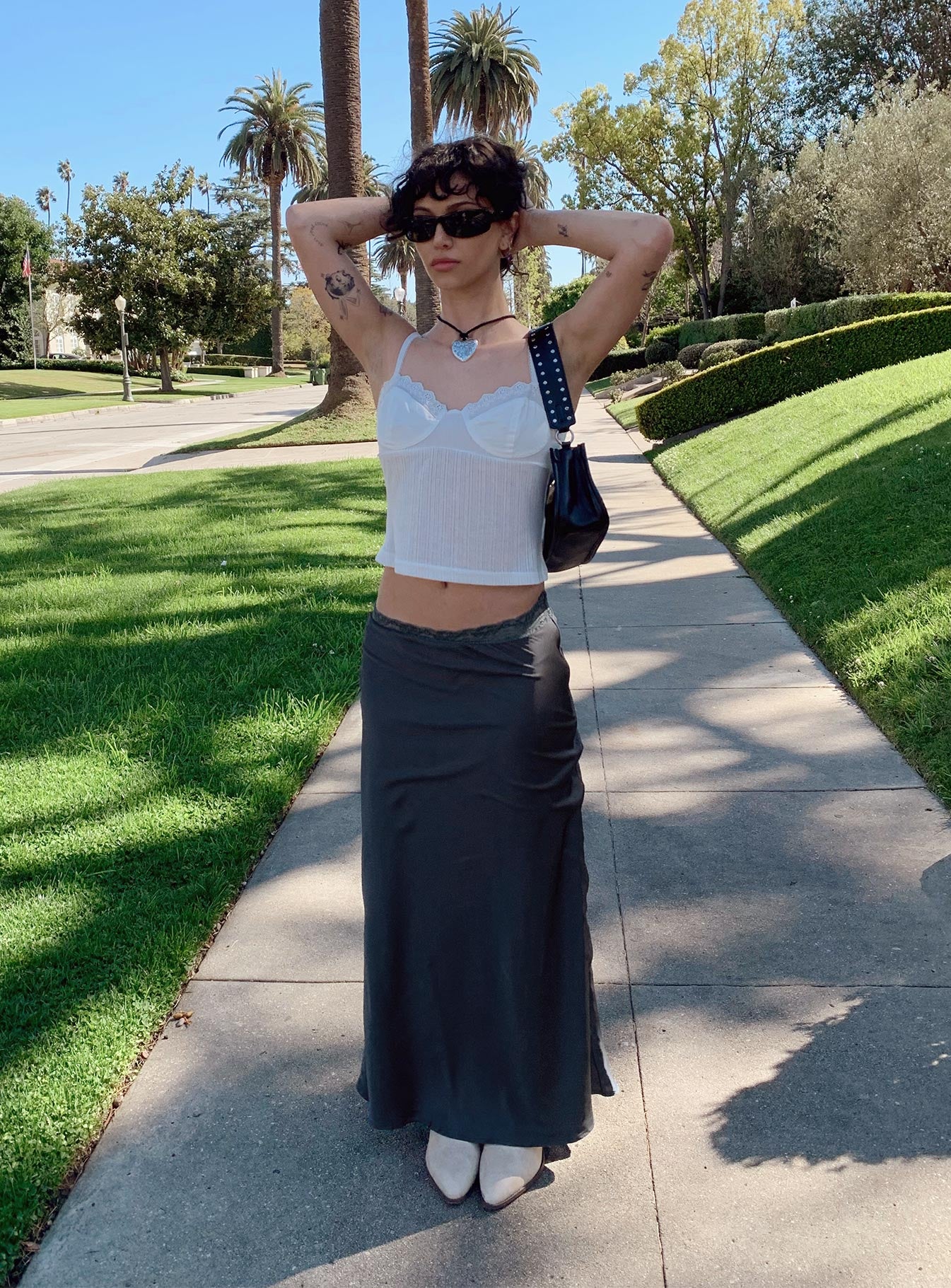 The Charmaine Maxi Skirt Slate - Image 7