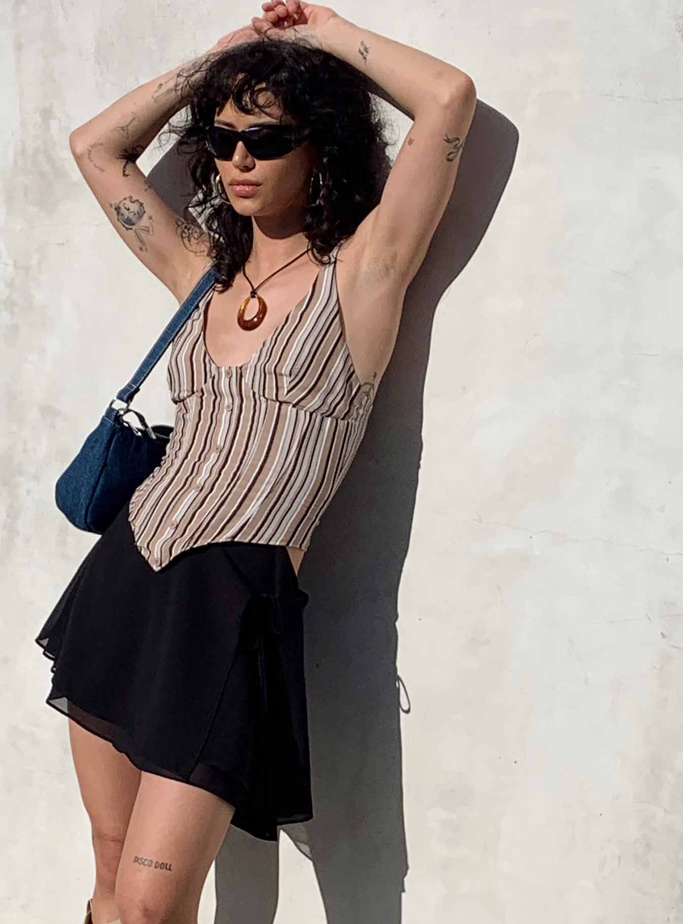 Boda Mini Skirt Black - Image 10