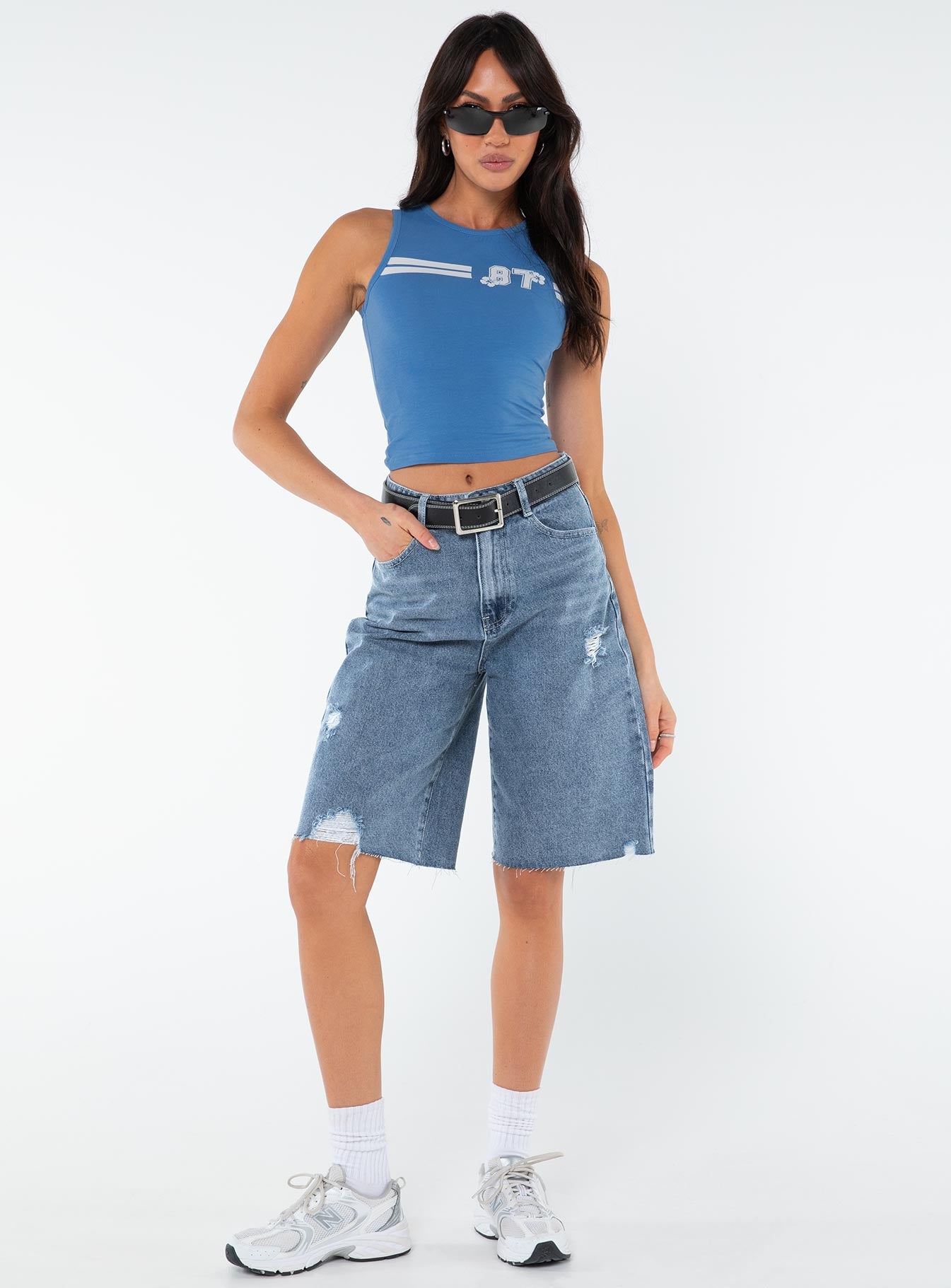 87 Racer Tank Blue - Image 3