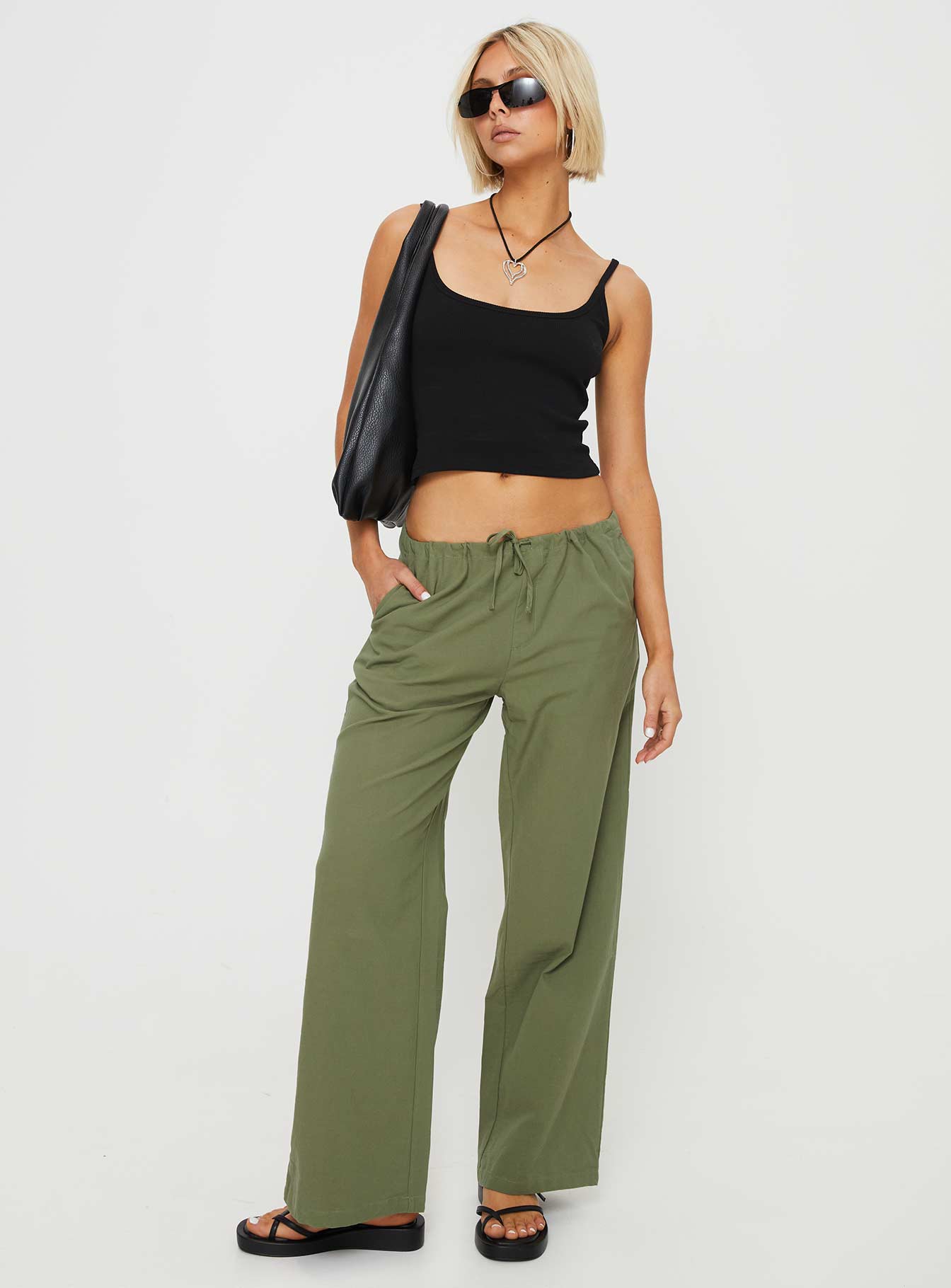 Nalinee Pants Olive - Image 3