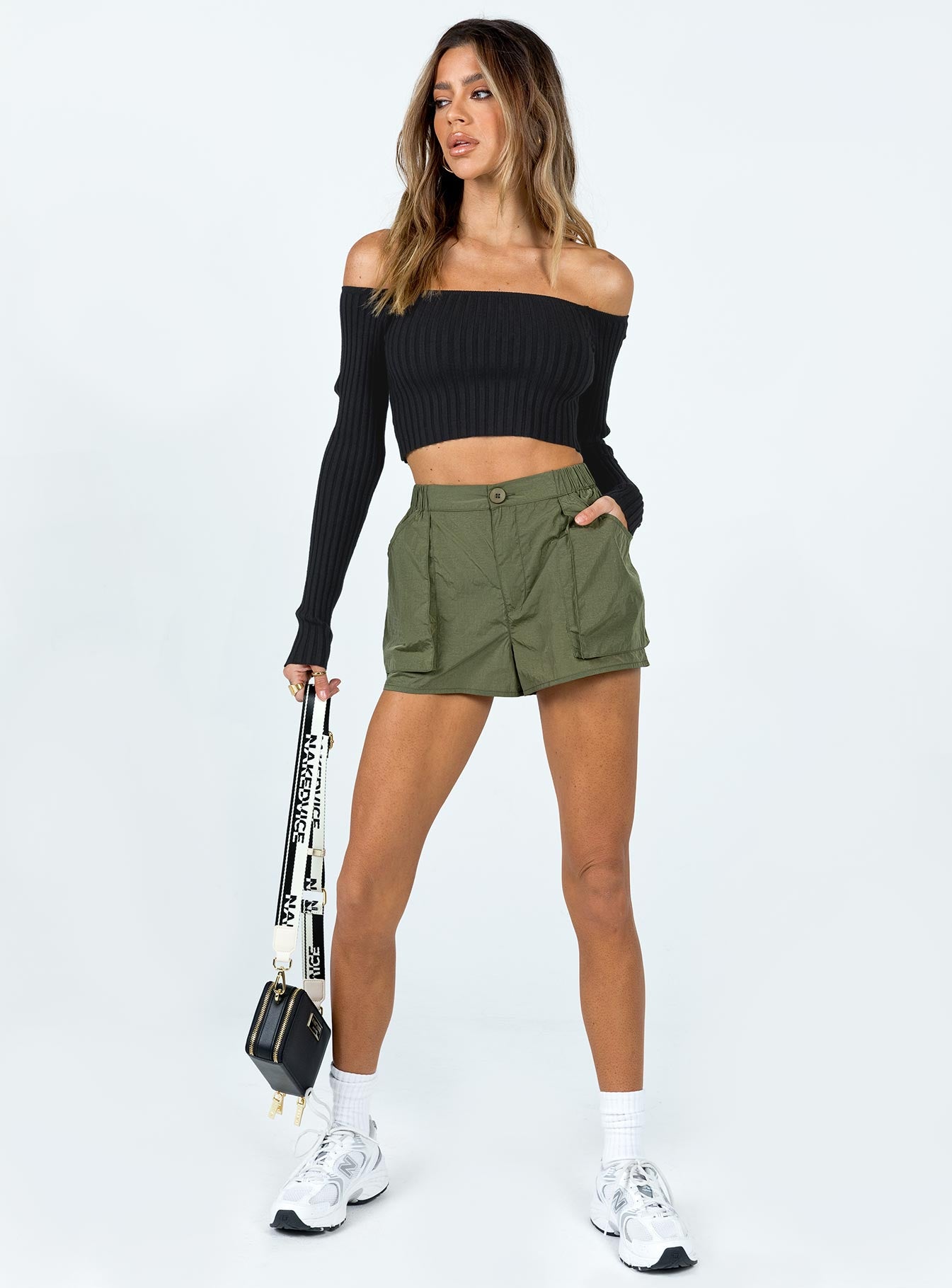 Damian Cargo Shorts Khaki - Image 3