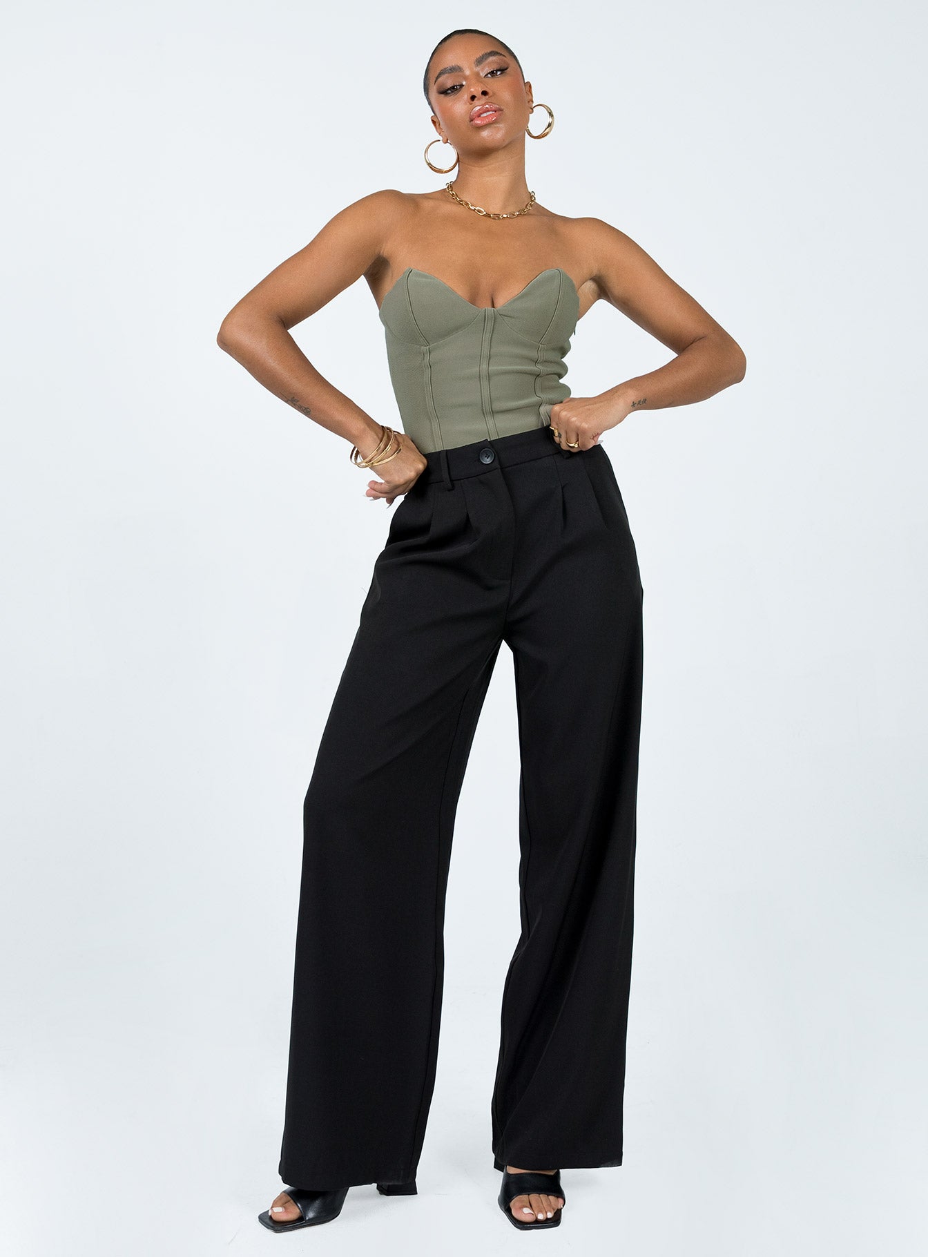 Marishka Bodysuit Khaki - Image 2