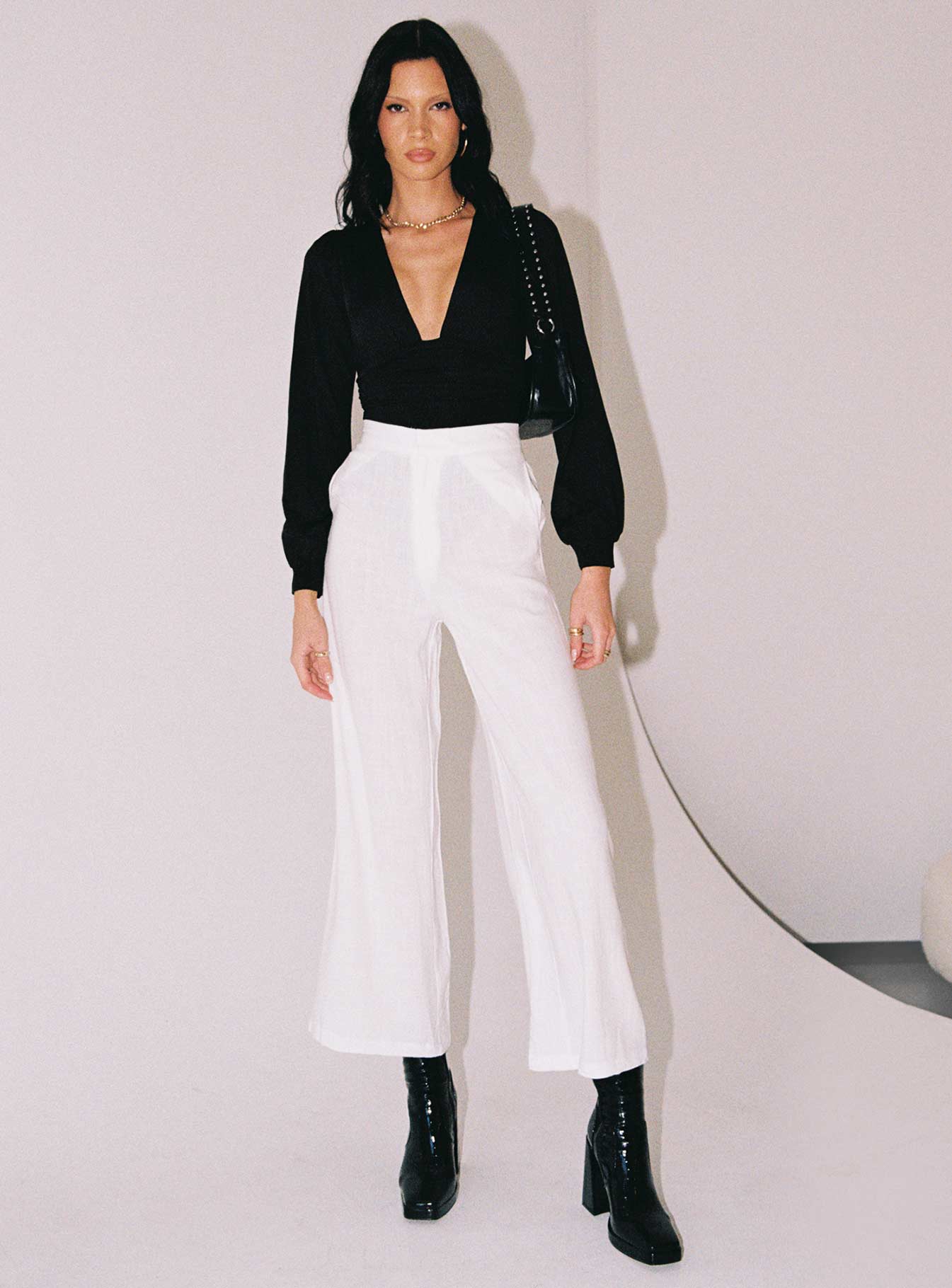 Jude Long Sleeve Bodysuit Black - Image 2