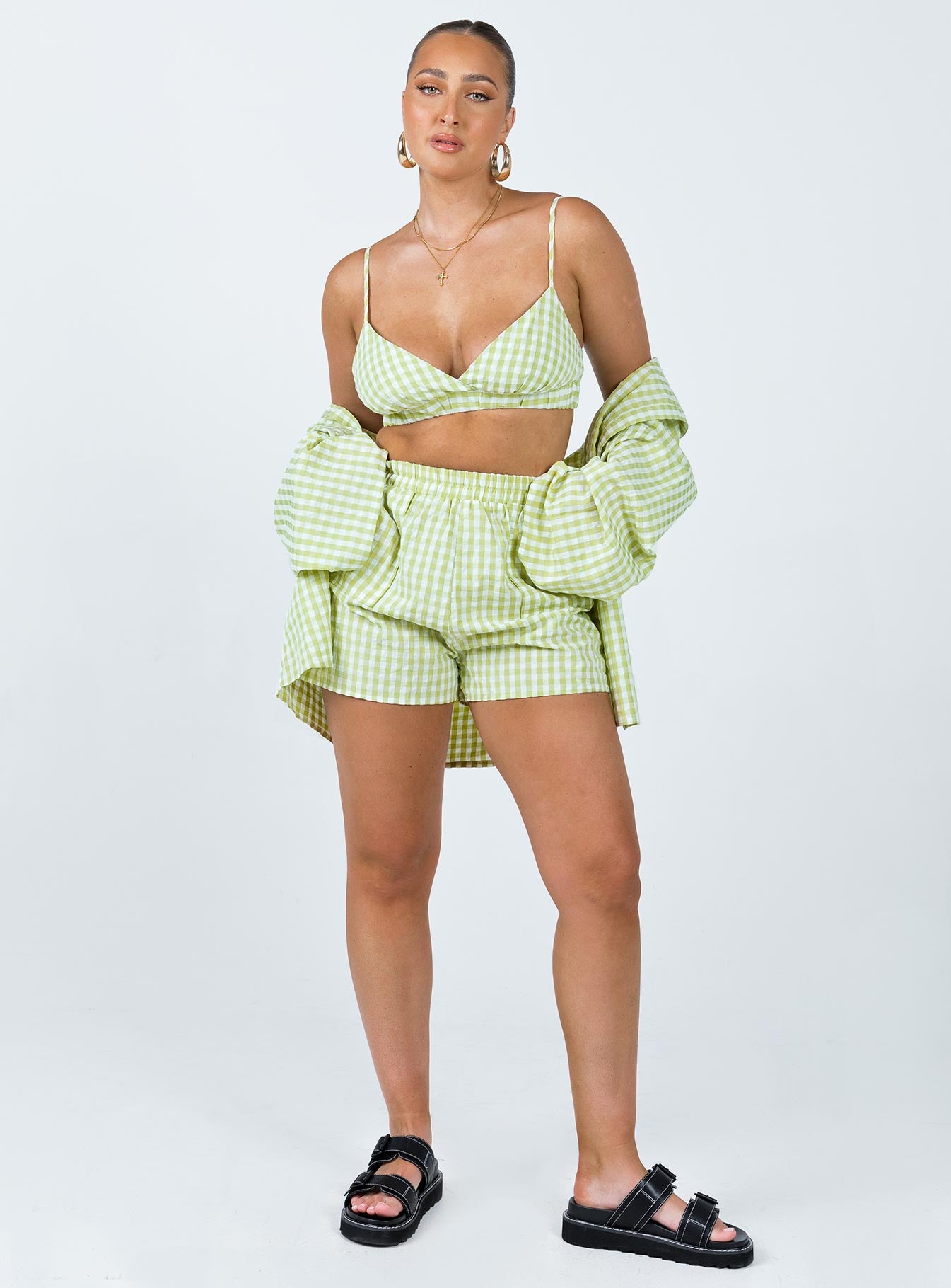 Lillia Set Green / White - Image 3