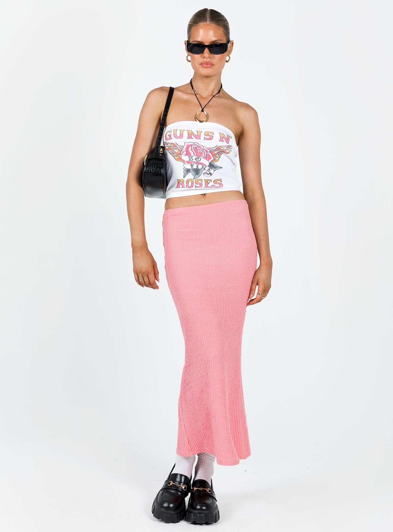 Jaynee Maxi Skirt Pink - Image 2