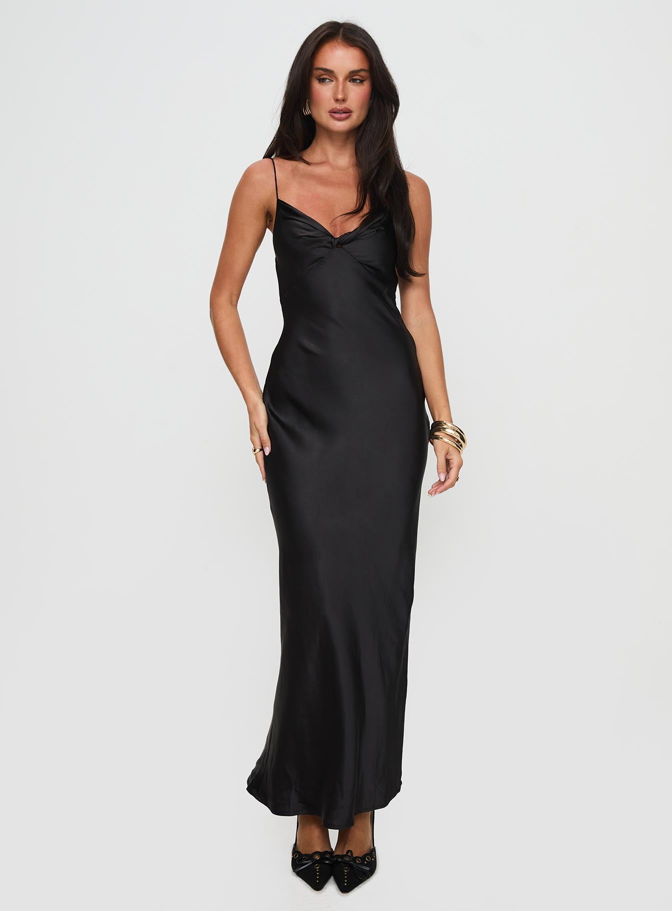 Marilyn Maxi Dress Black - Image 3