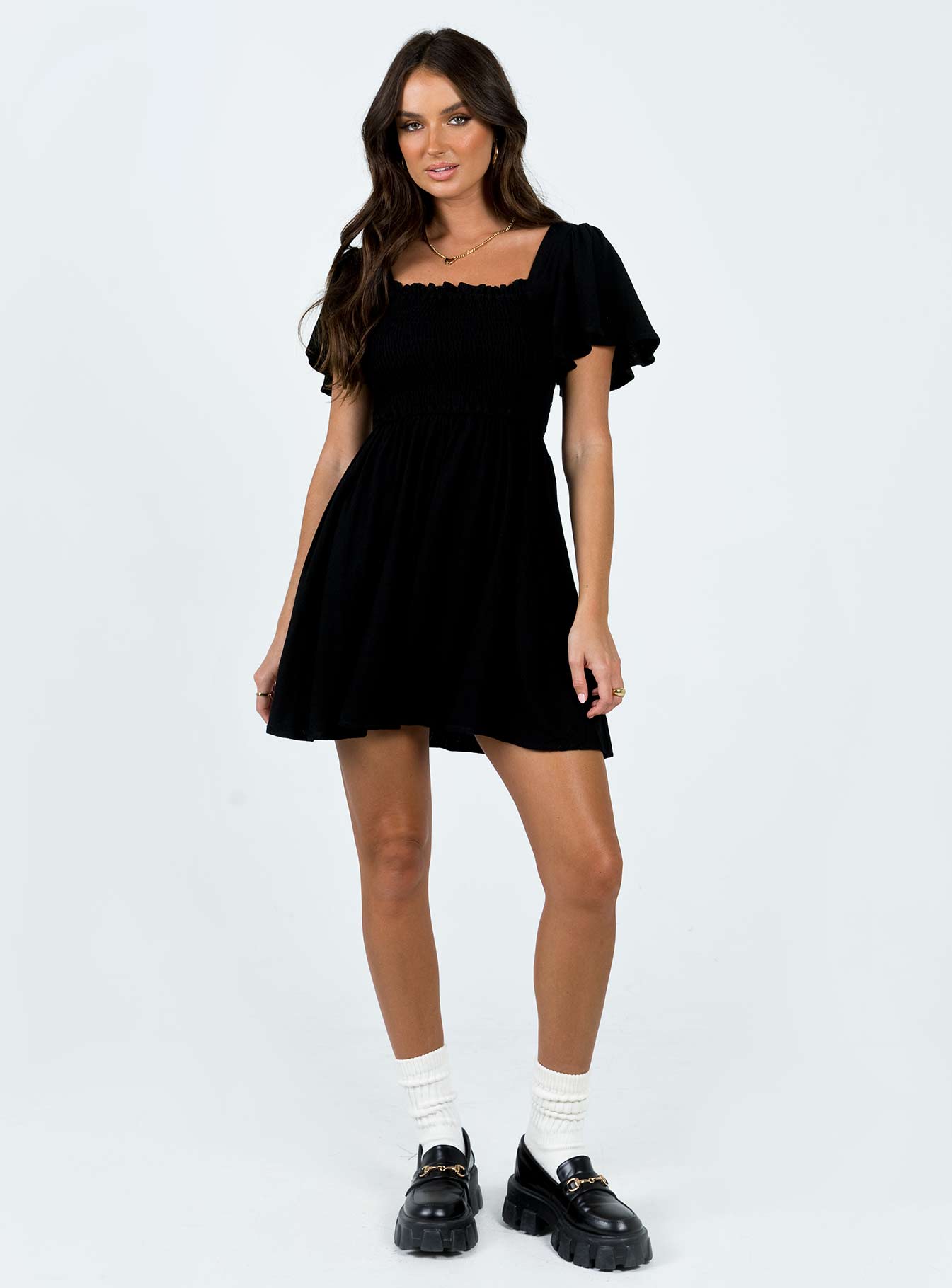 Imagine Mini Dress Black - Image 3