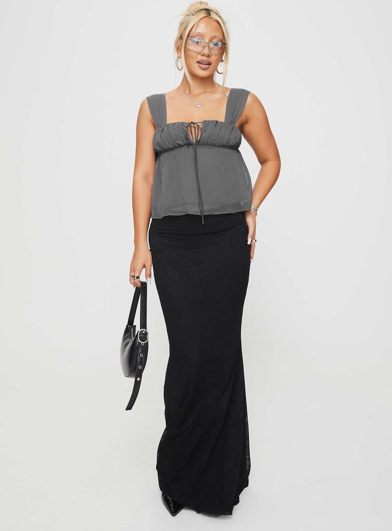 Mooney Top Slate Grey - Image 3