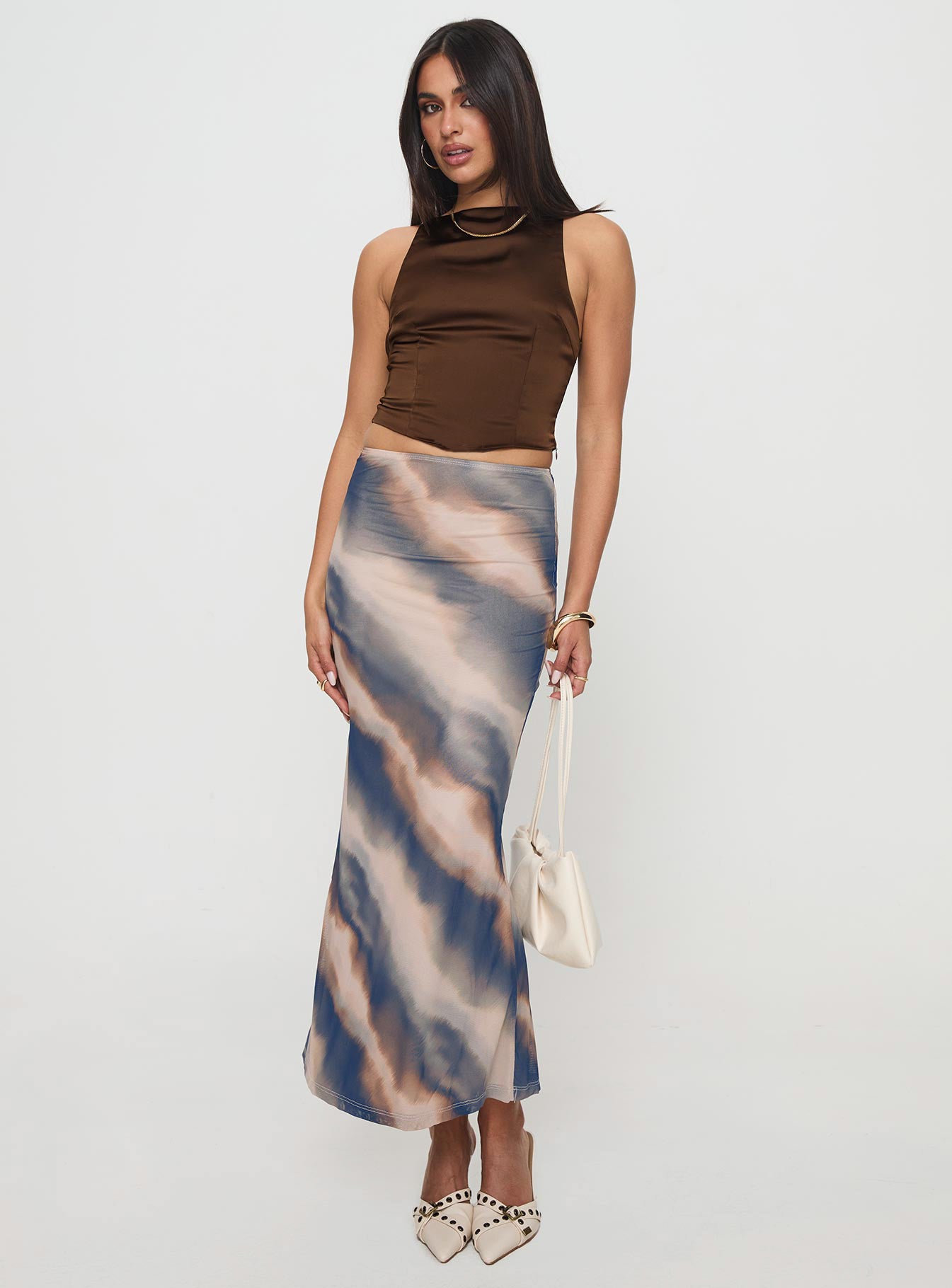 Ashali Top Dark Brown - Image 2