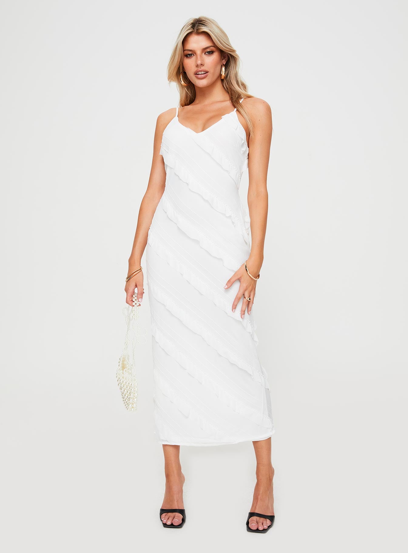 Lars Maxi Dress White - Image 3