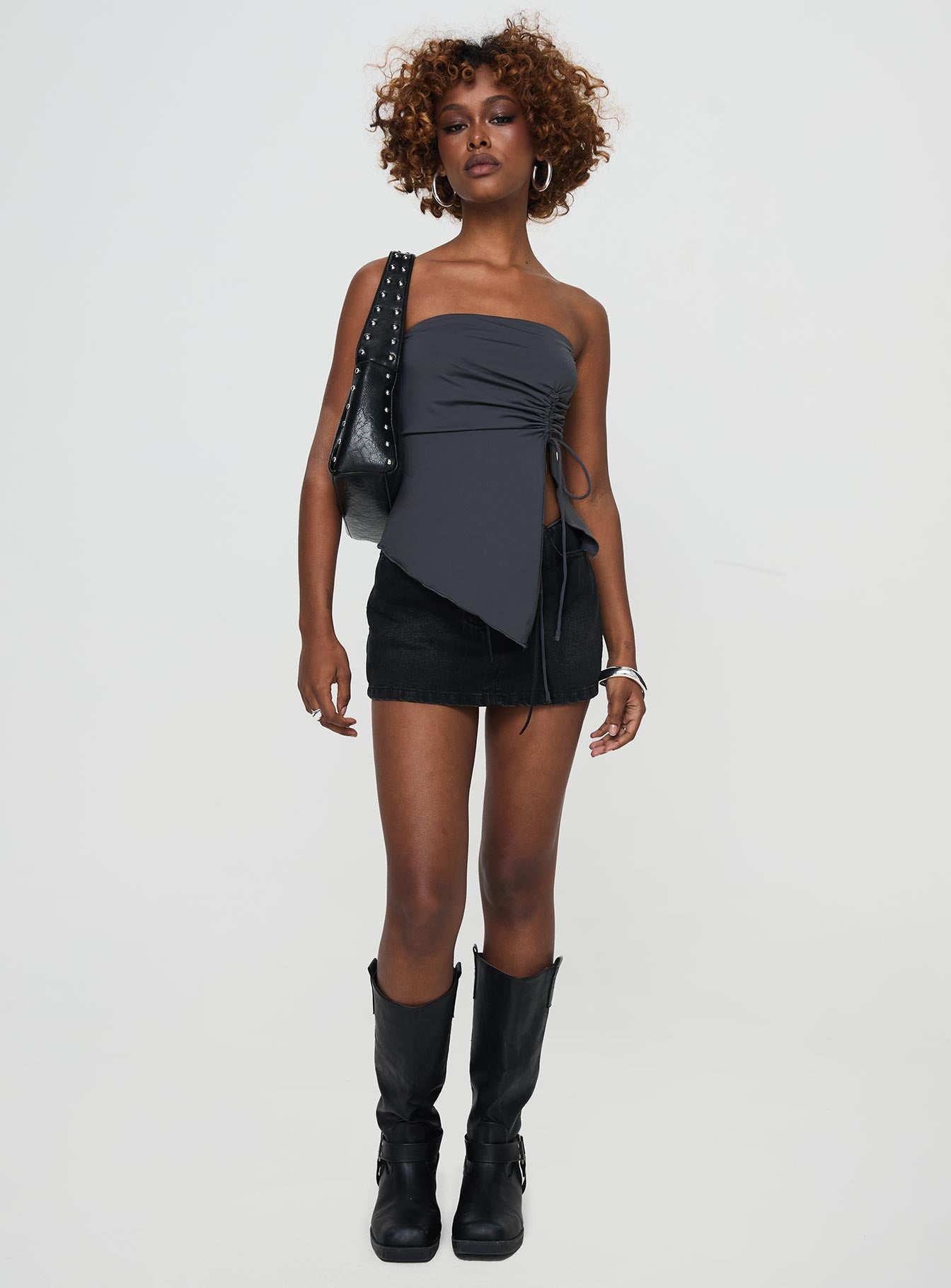 Dessy Strapless Top Slate - Image 3