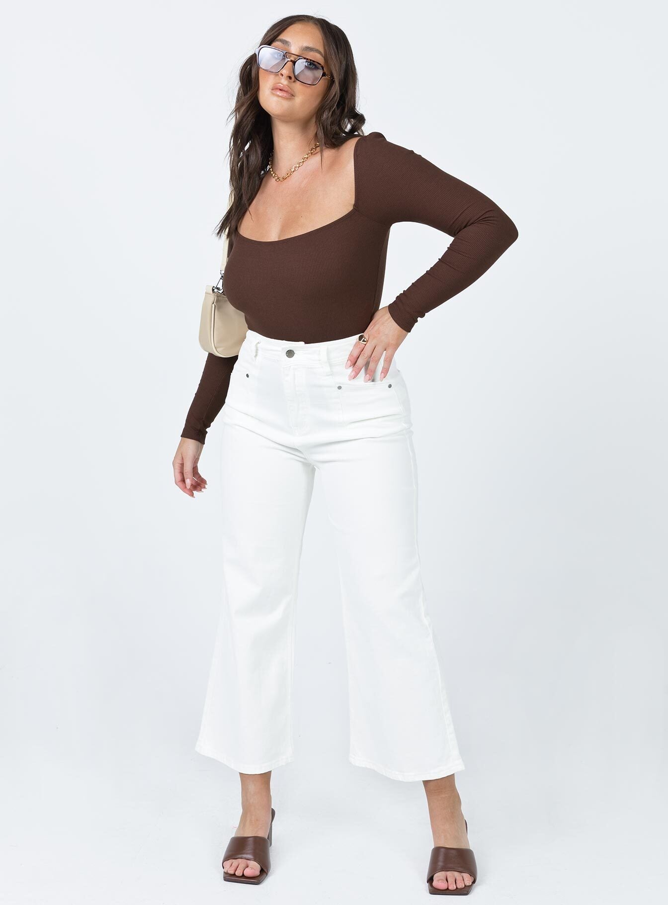 Charlotte Bodysuit Brown - Image 5