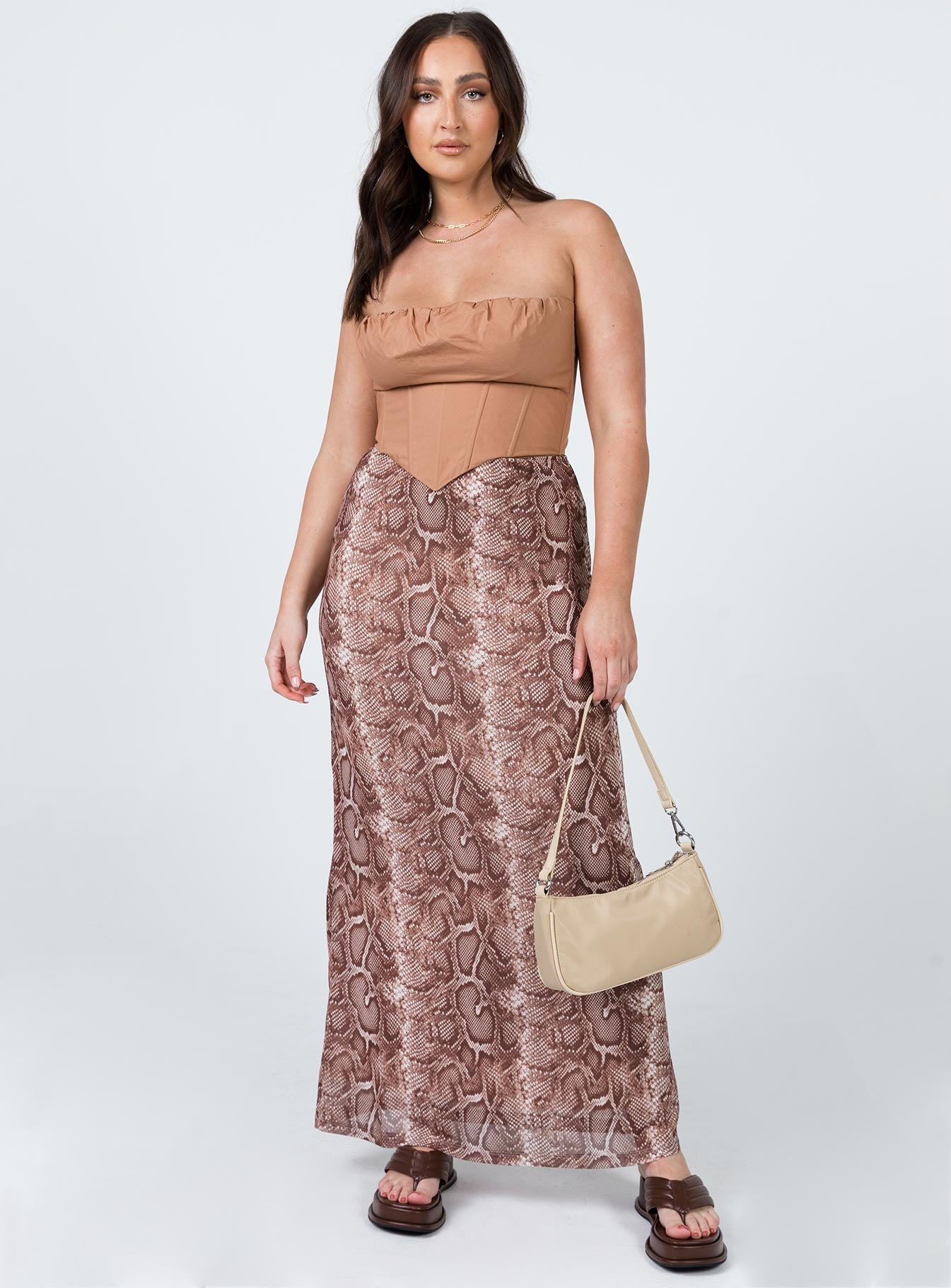 Bad Gal Bustier Brown - Image 3