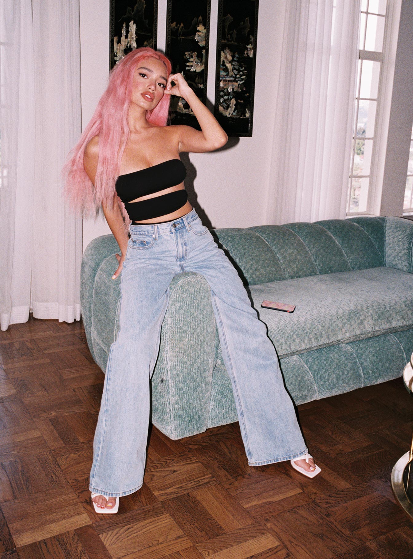 Crazy In Love Bodysuit Black - Image 2