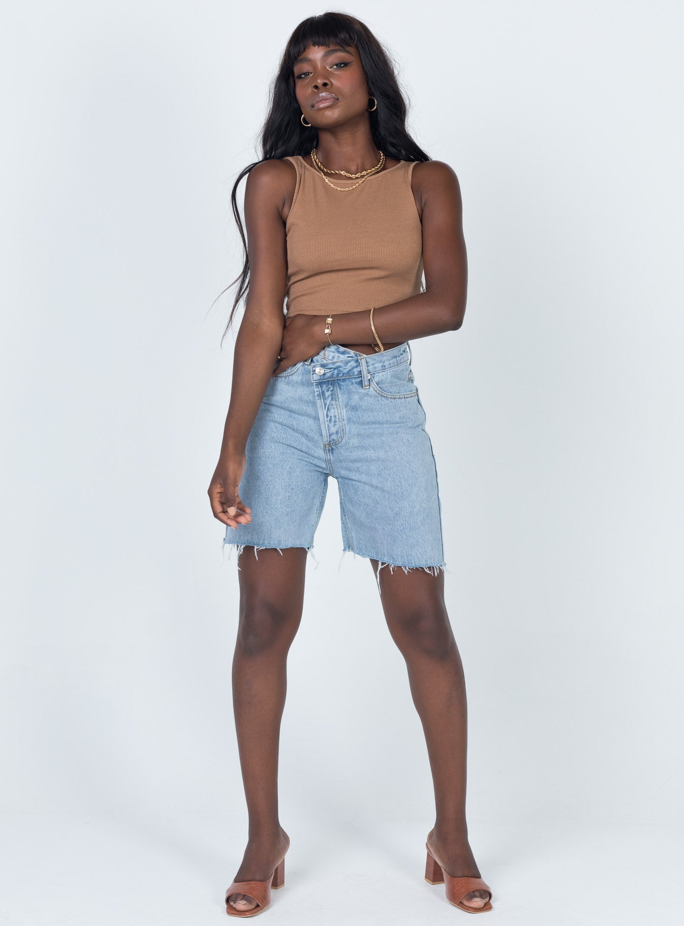 Darlington Crop Top Brown - Image 4