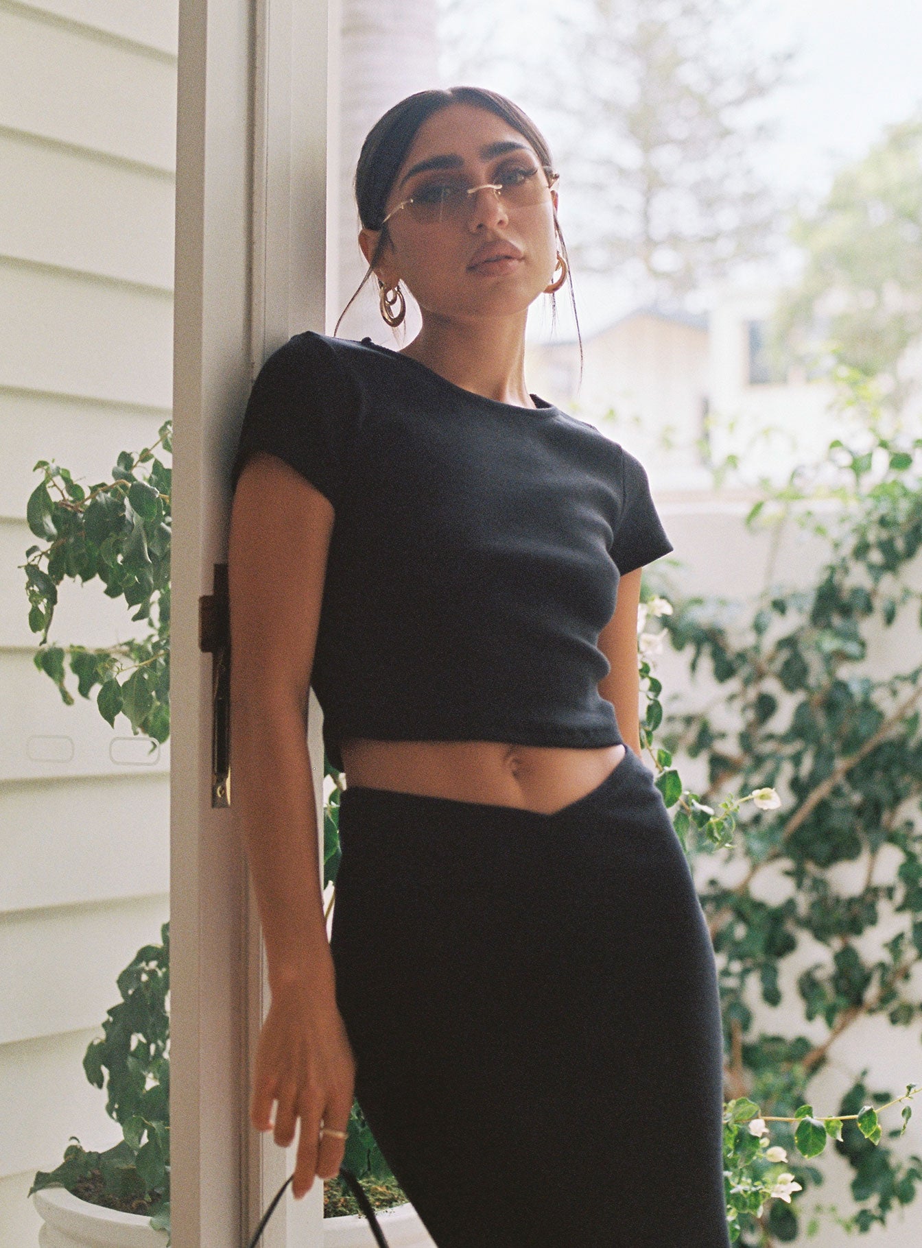 Classic Crop Tee Black - Image 6