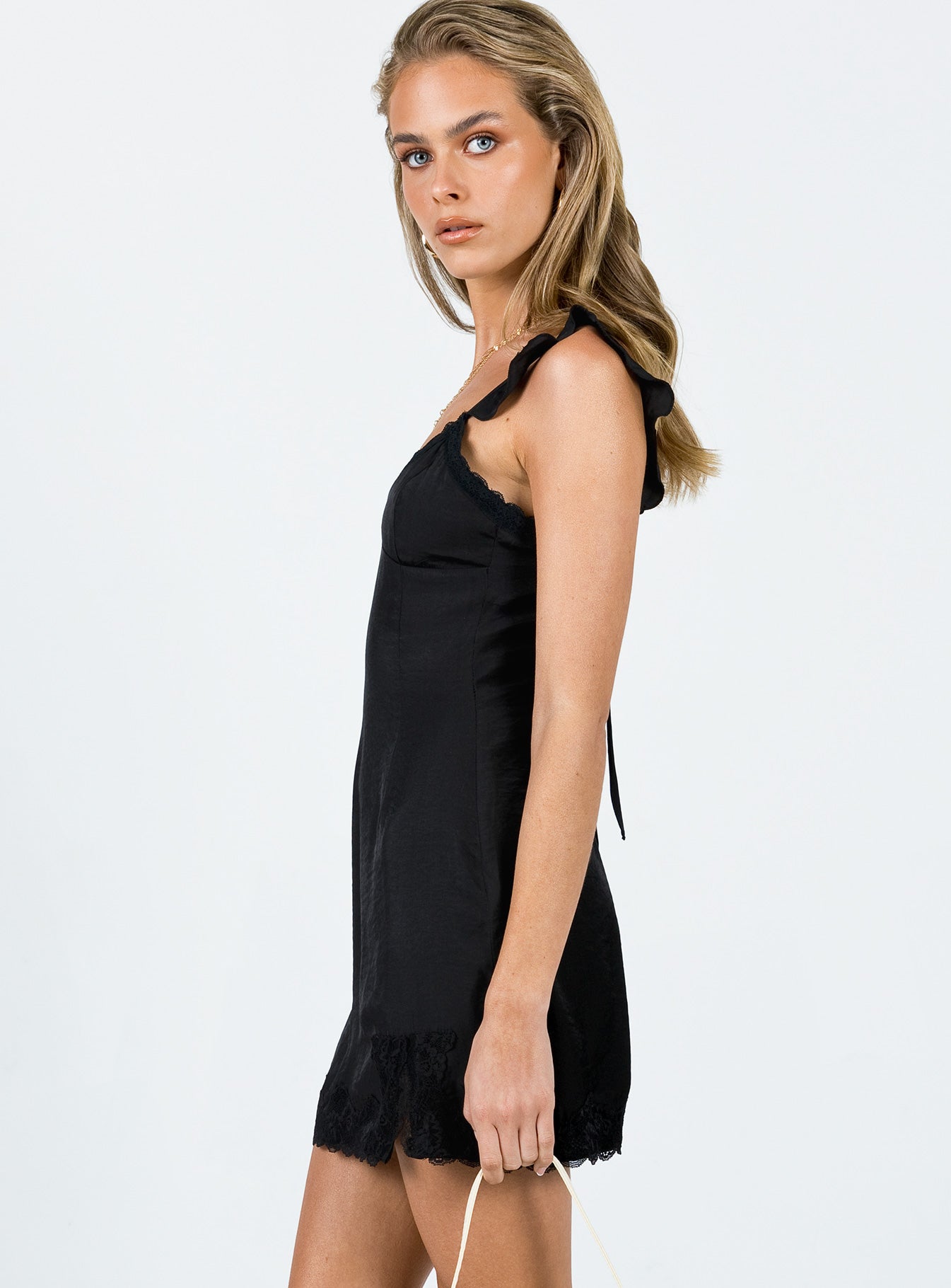 Emanuel Mini Dress Black - Image 4