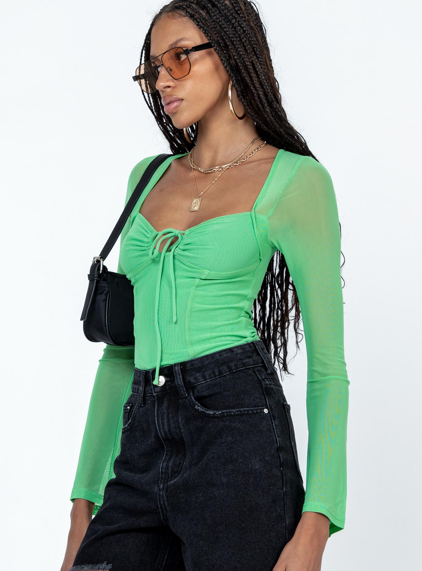 Jacob Long Sleeve Bodysuit Green - Image 3