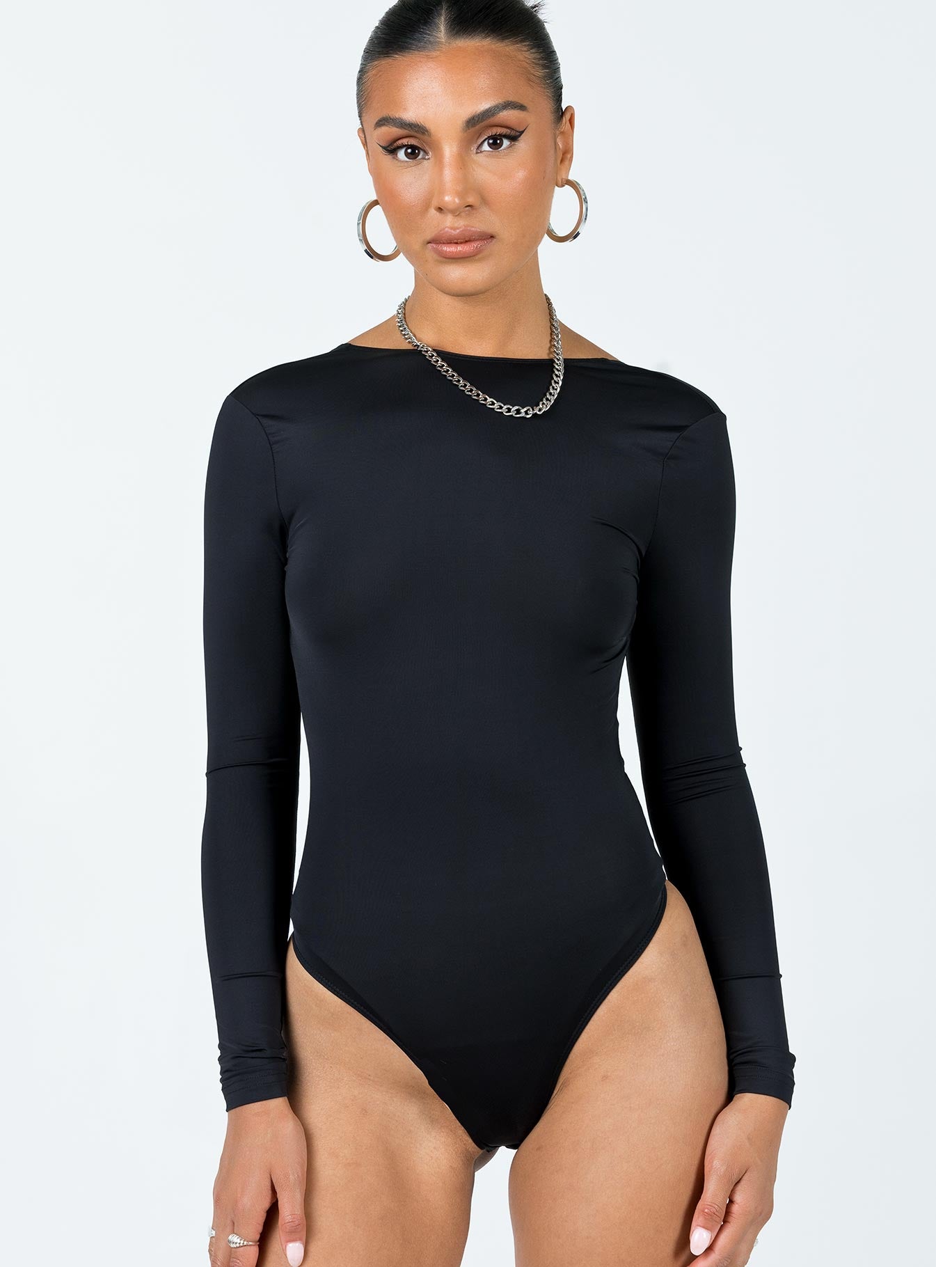 Lavers Long Sleeve Bodysuit Black - Image 4