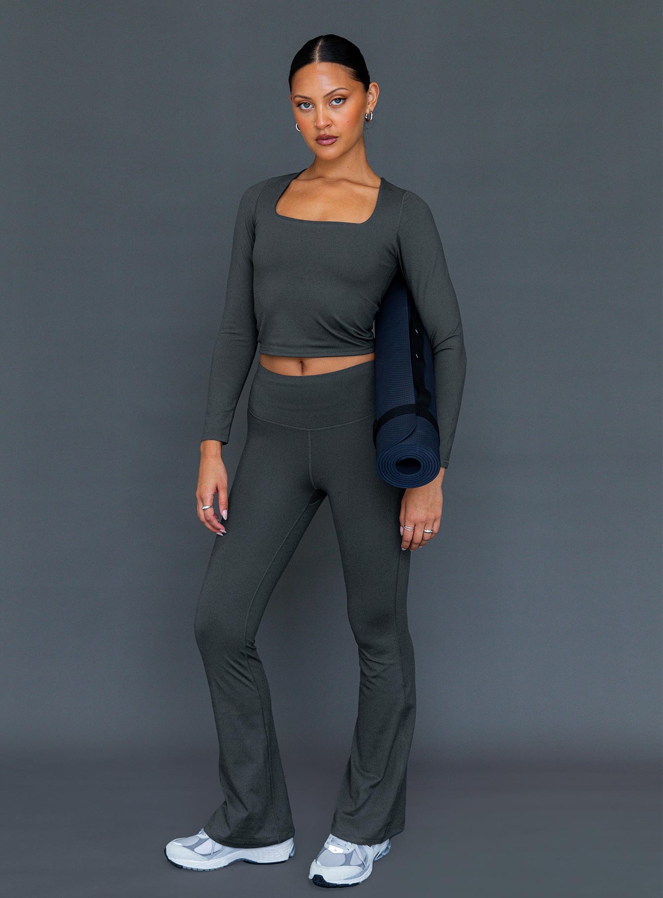 Integrity Activewear Yoga Pants Grey - Image 3