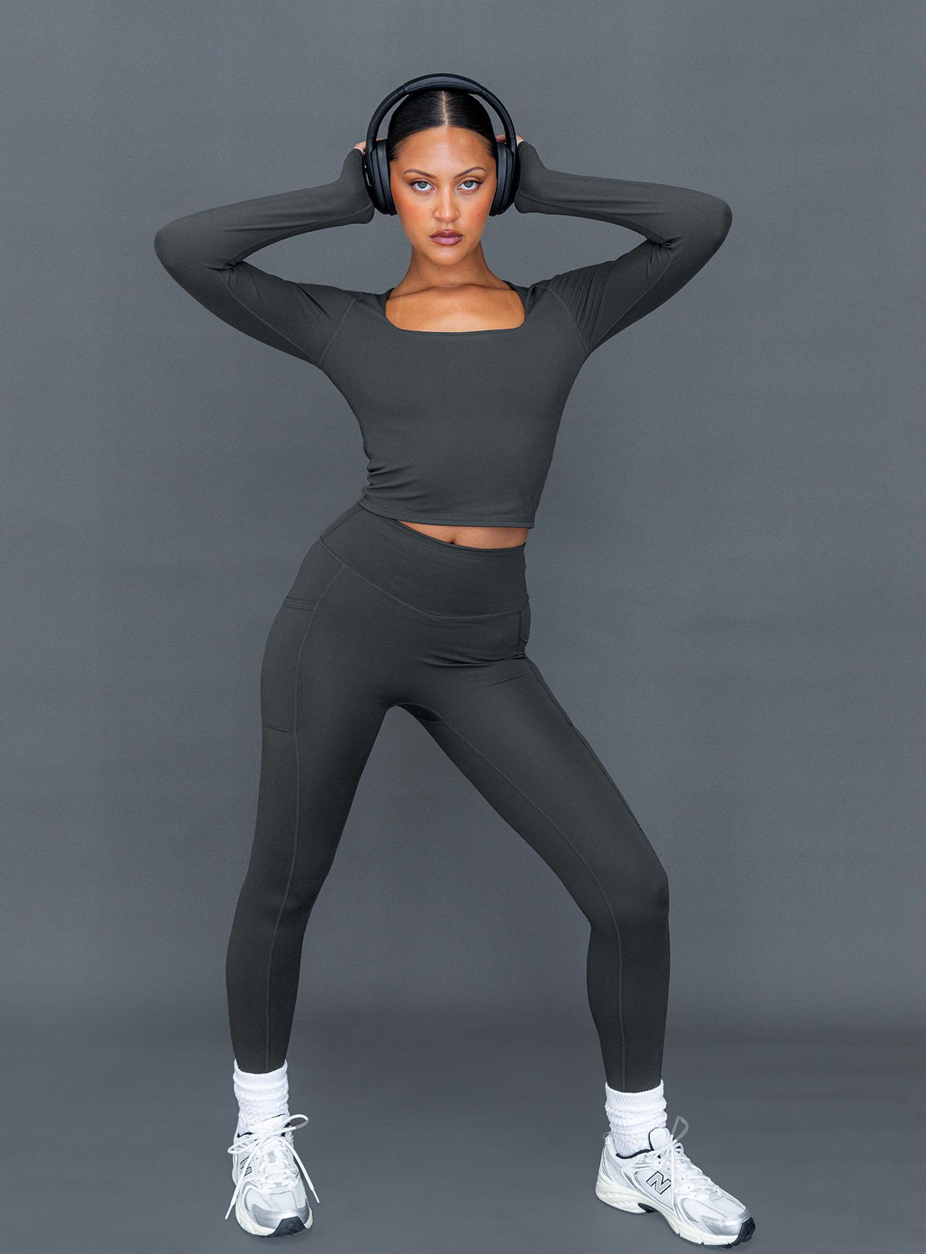 Achieve Activewear Leggings Grey - Image 4