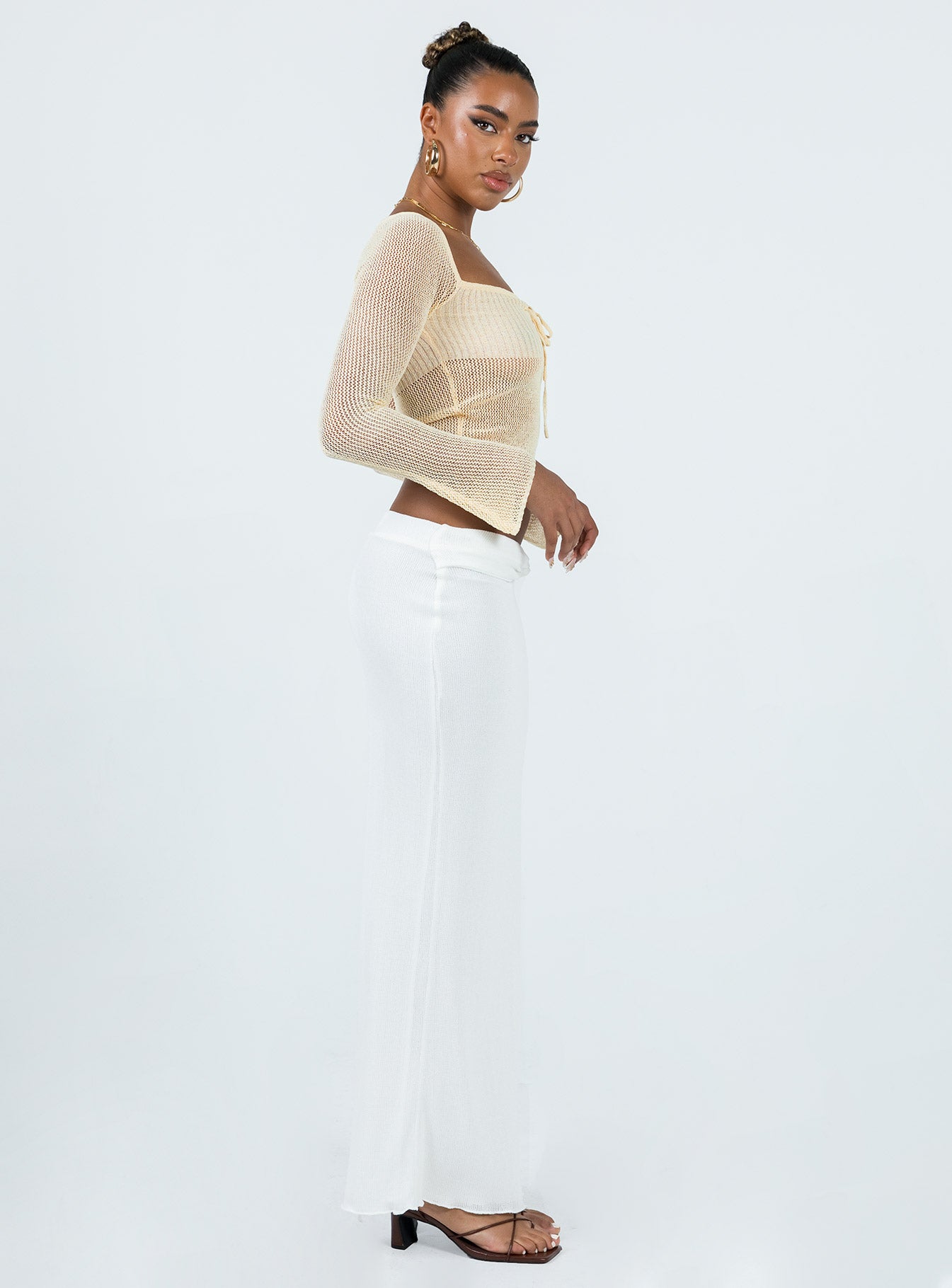 Berkshire Maxi Skirt White - Image 4