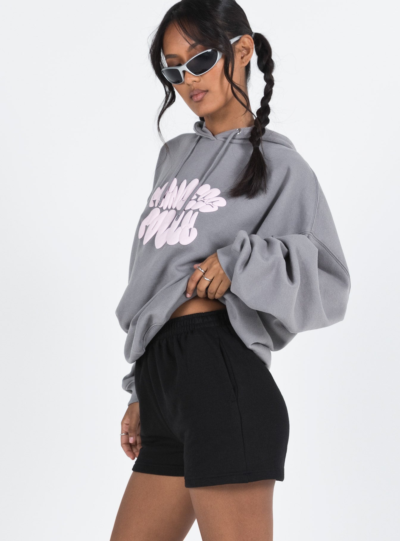 Cenzo Track Shorts Black - Image 4