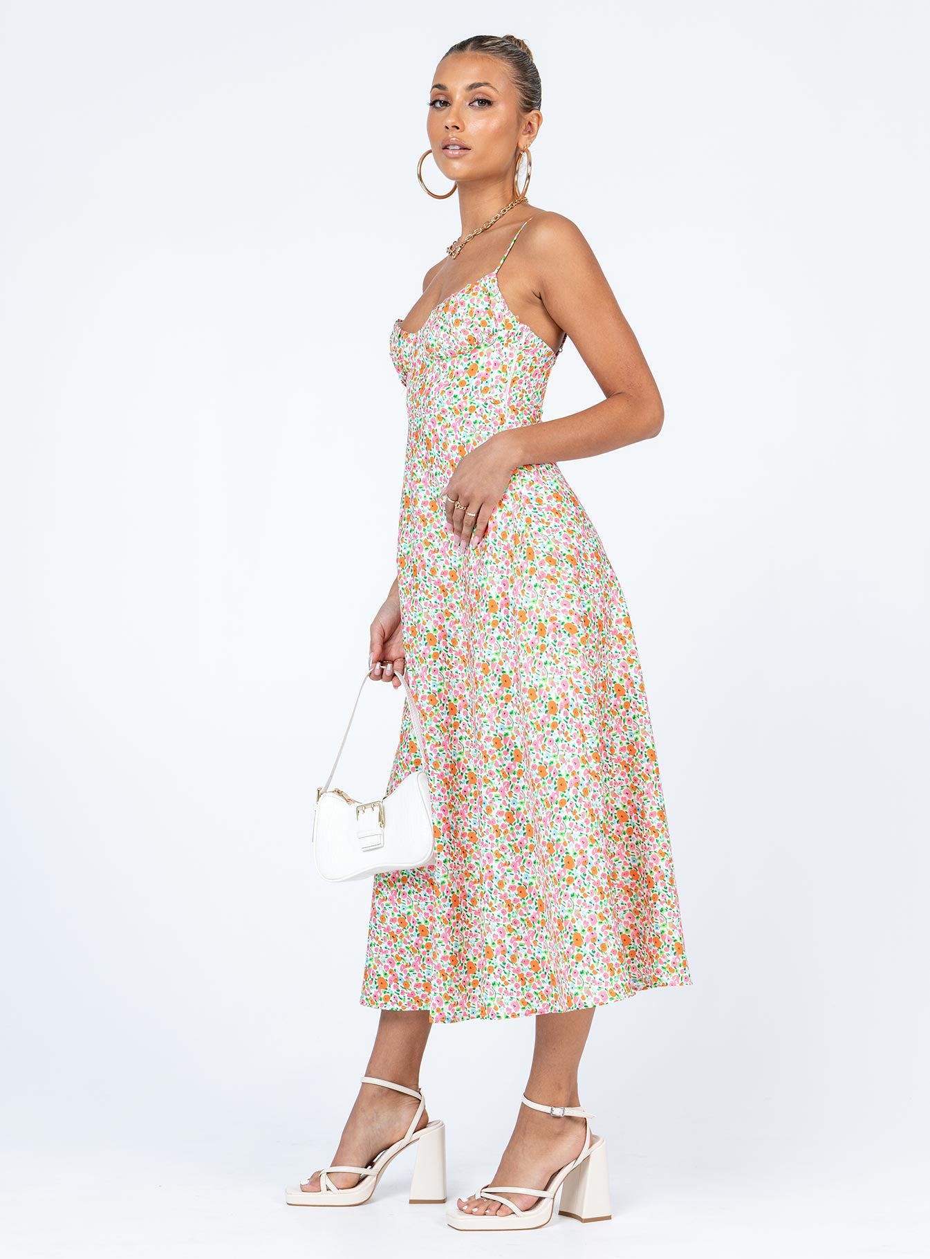 Amara Midi Dress Multi - Image 4