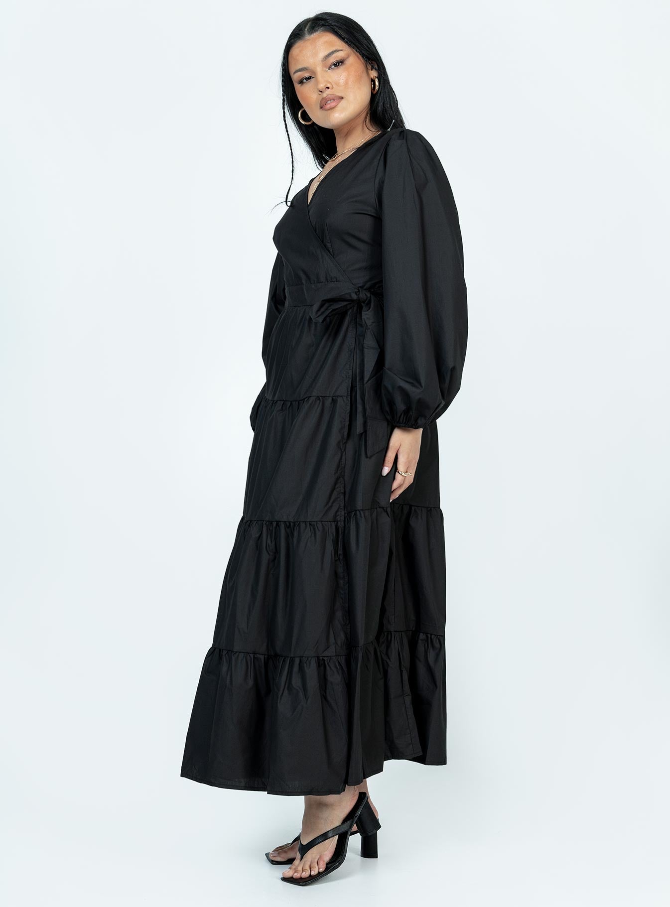 Helima Maxi Dress Black - Image 3
