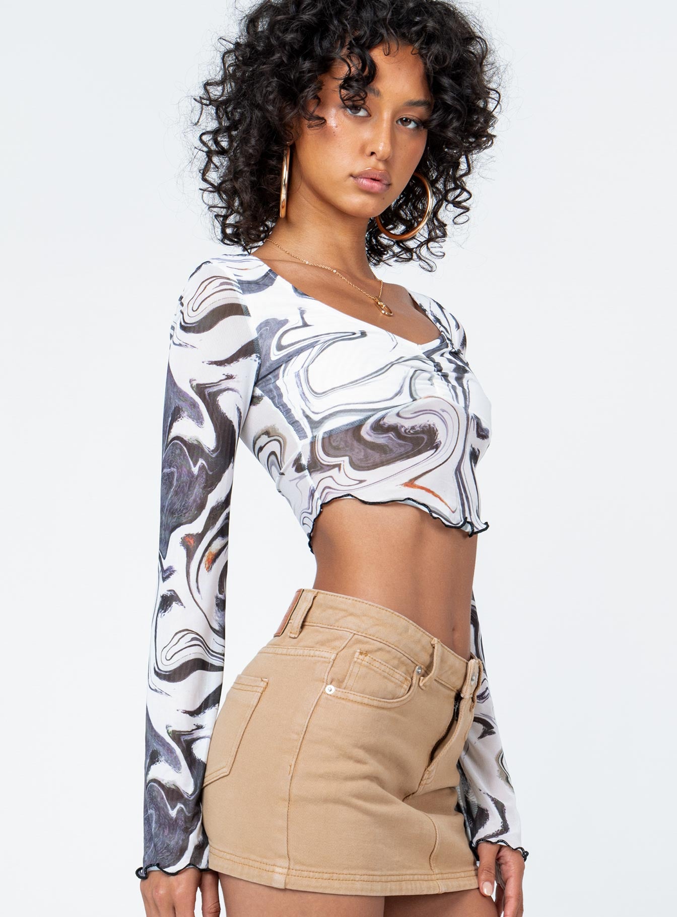 Pressman Top White / Black - Image 5