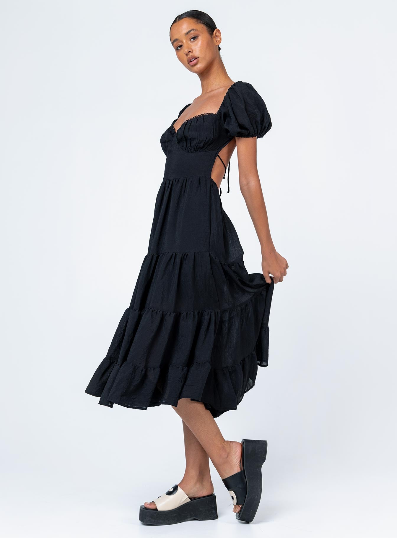 Danny Midi Dress Black - Image 2