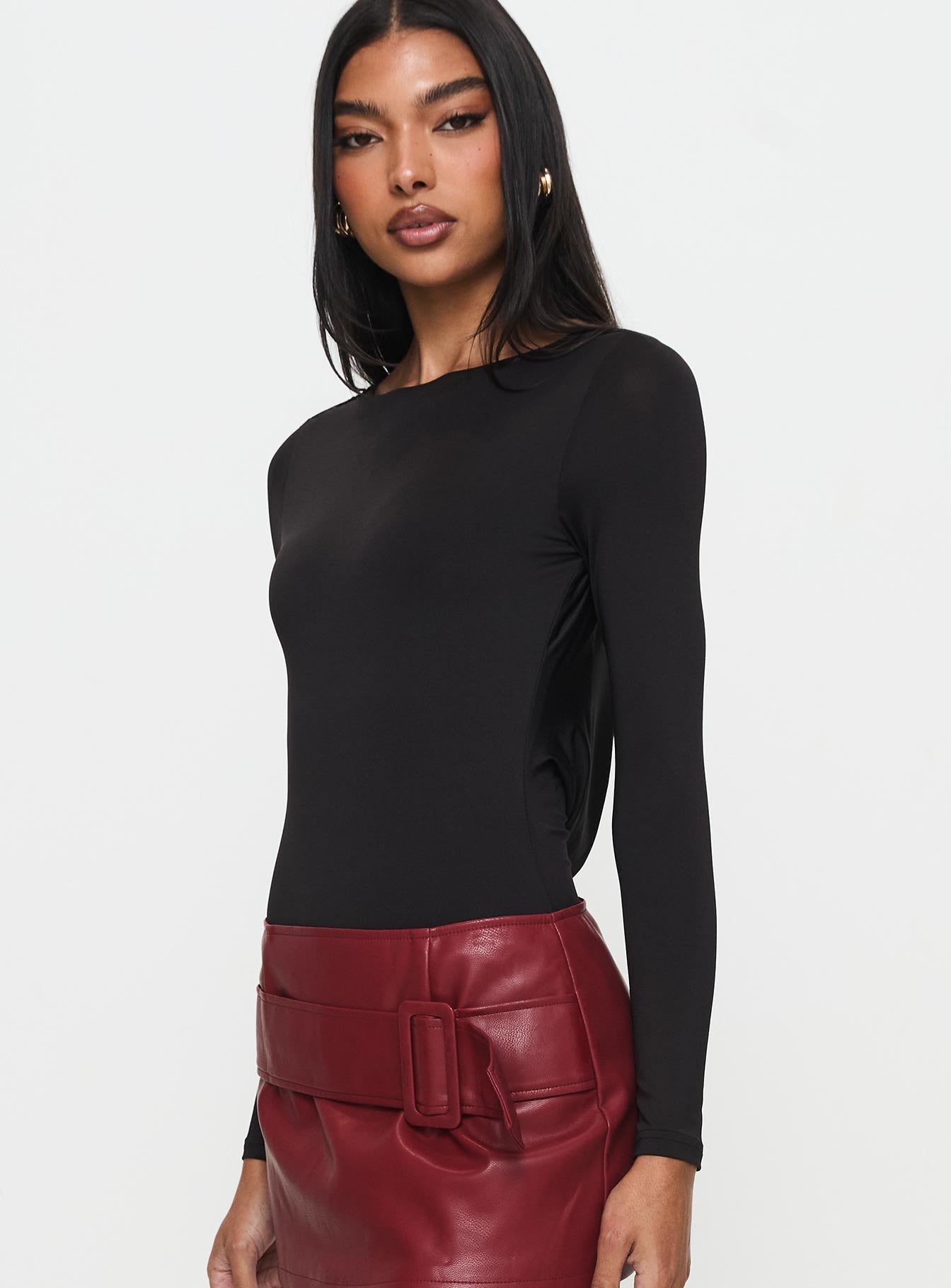 Quinby Backless Long Sleeve Bodysuit - Image 4