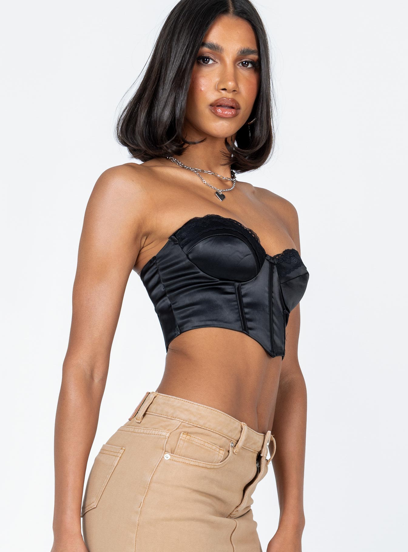 Altona Strapless Top Black - Image 3