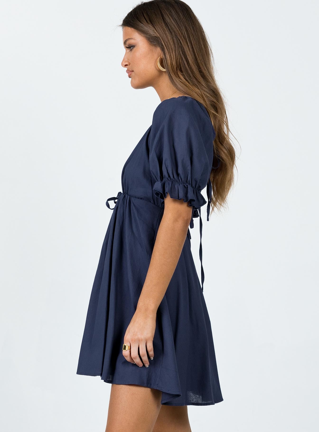 Blissful Mini Dress Navy - Image 3