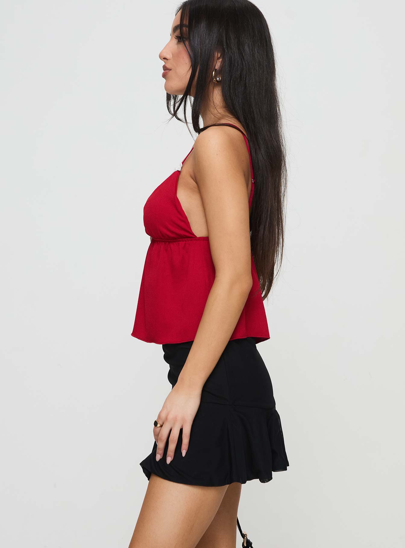 Konstantina Mini Skirt Black - Image 4