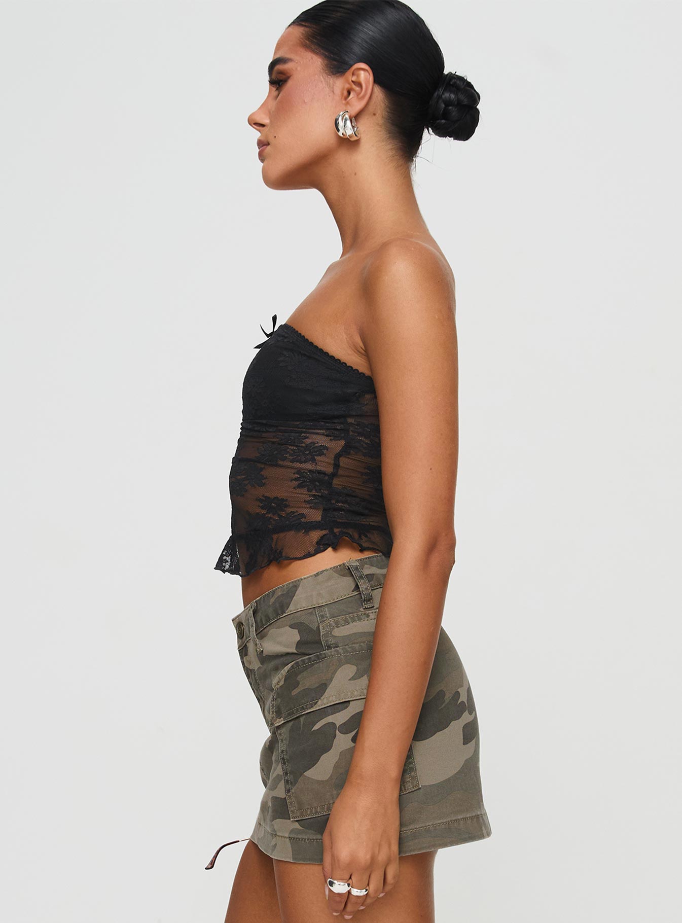 Atheria Strapless Top Black - Image 4