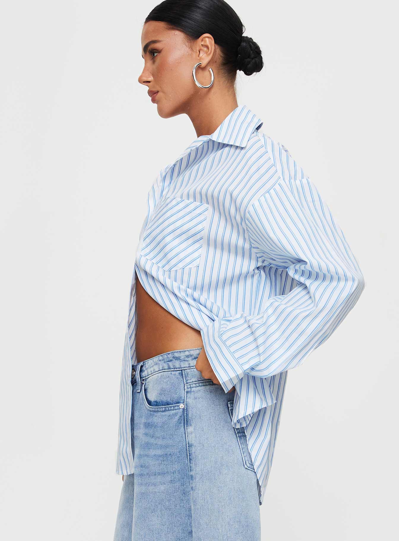 Sellars Shirt Blue / White - Image 4