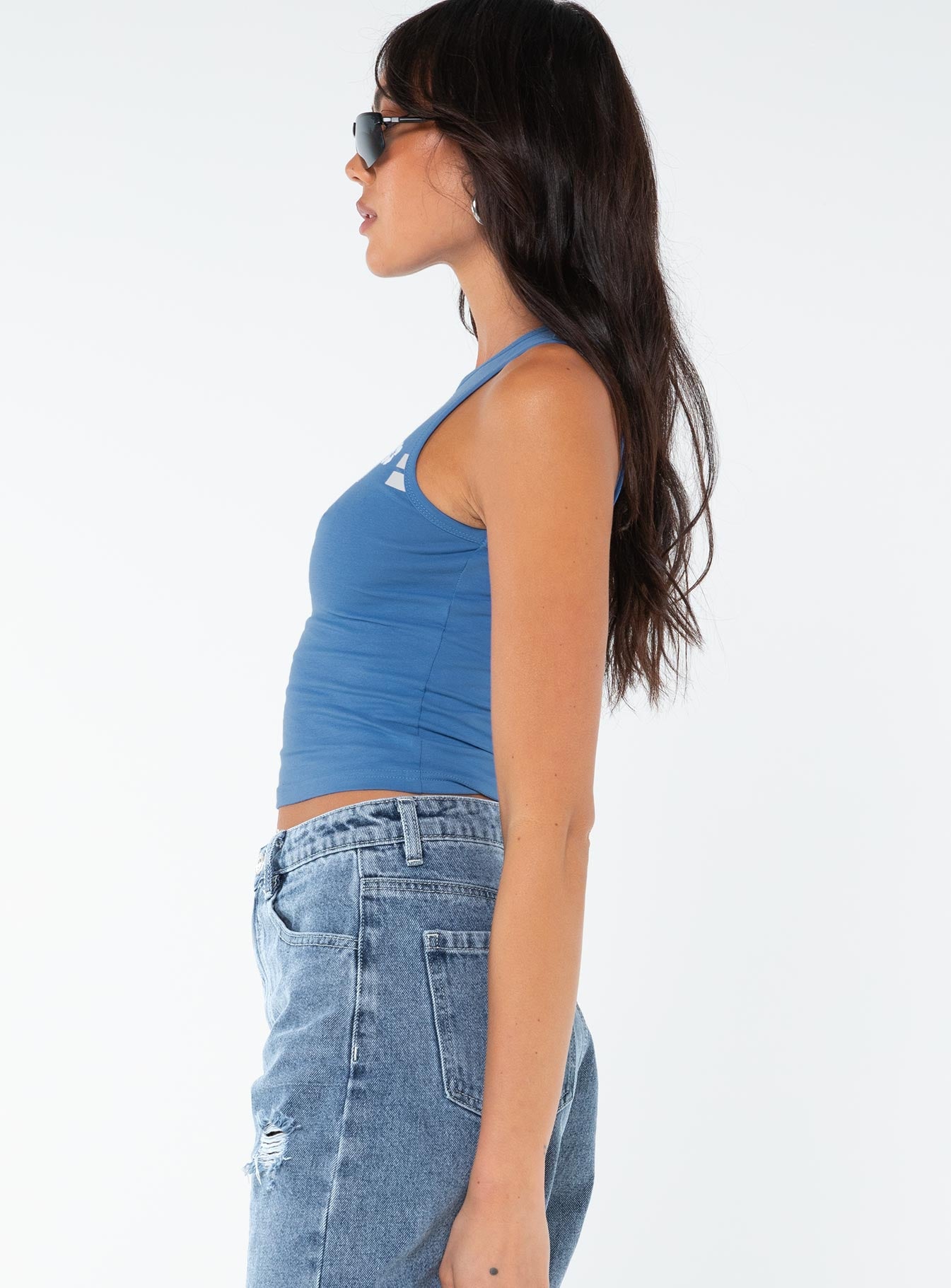 87 Racer Tank Blue - Image 4