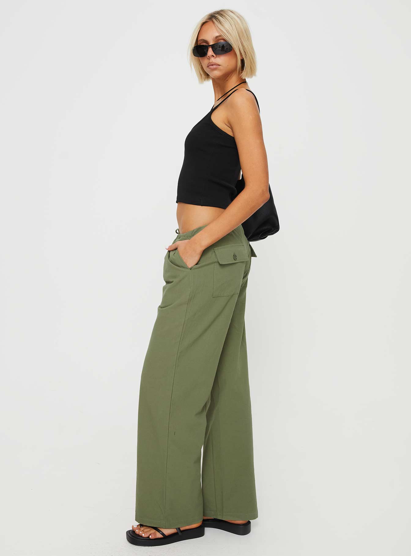 Nalinee Pants Olive - Image 4