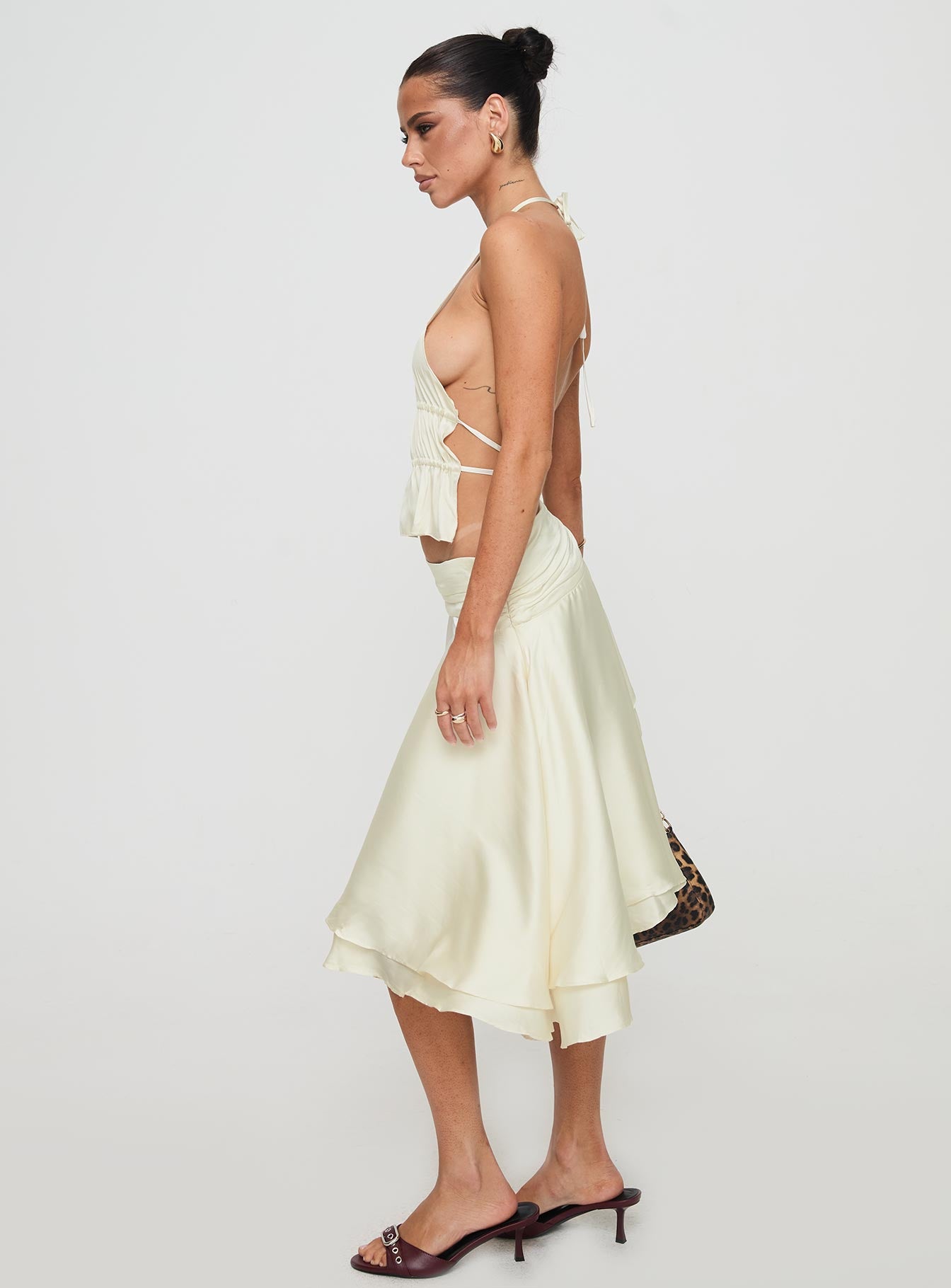Legacy Midi Skirt Ivory - Image 4