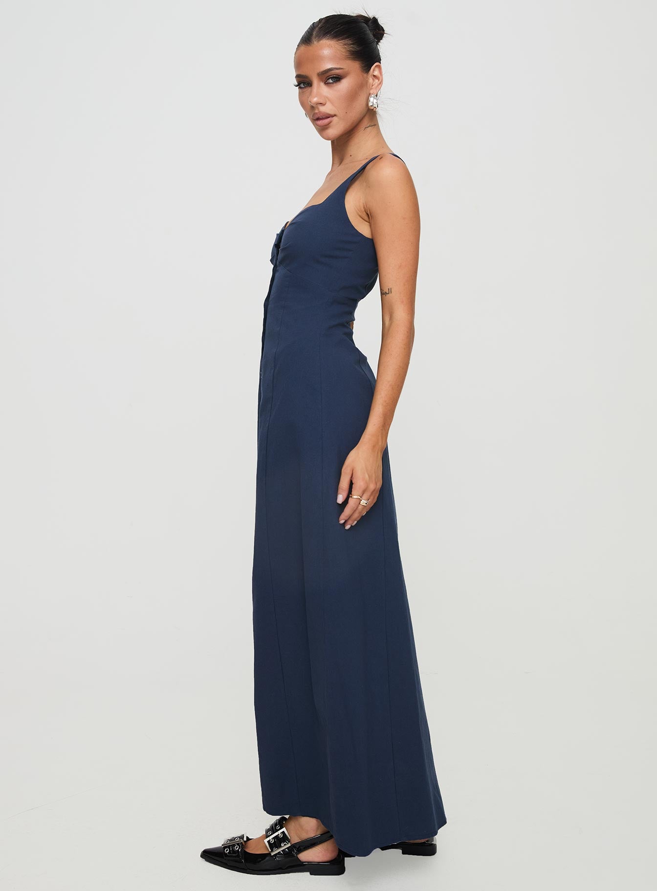 Vaugn Maxi Dress Navy - Image 4