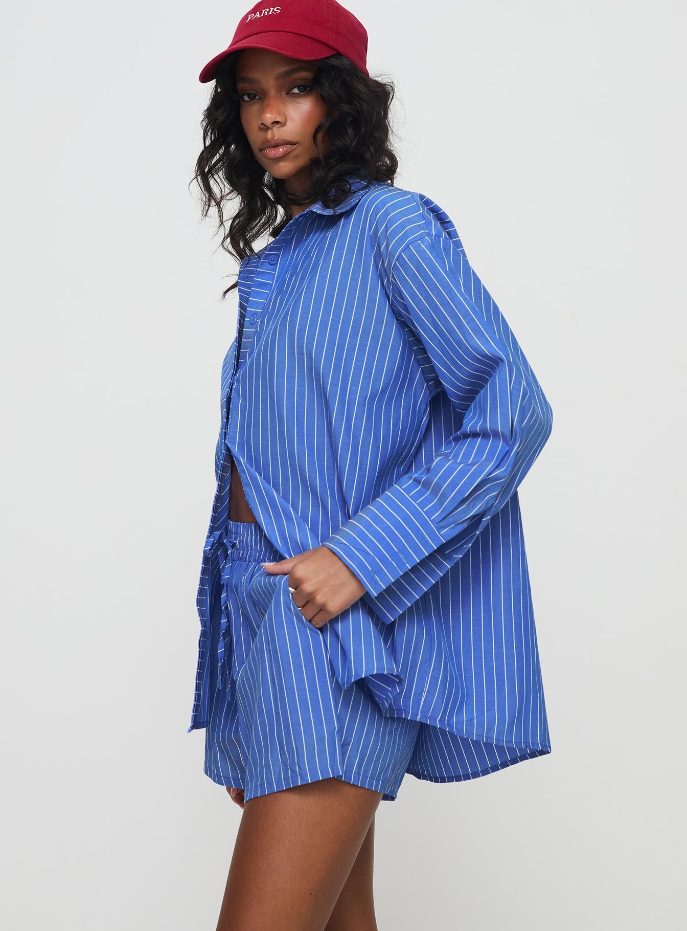 Jellie Set Blue Pinstripe - Image 4