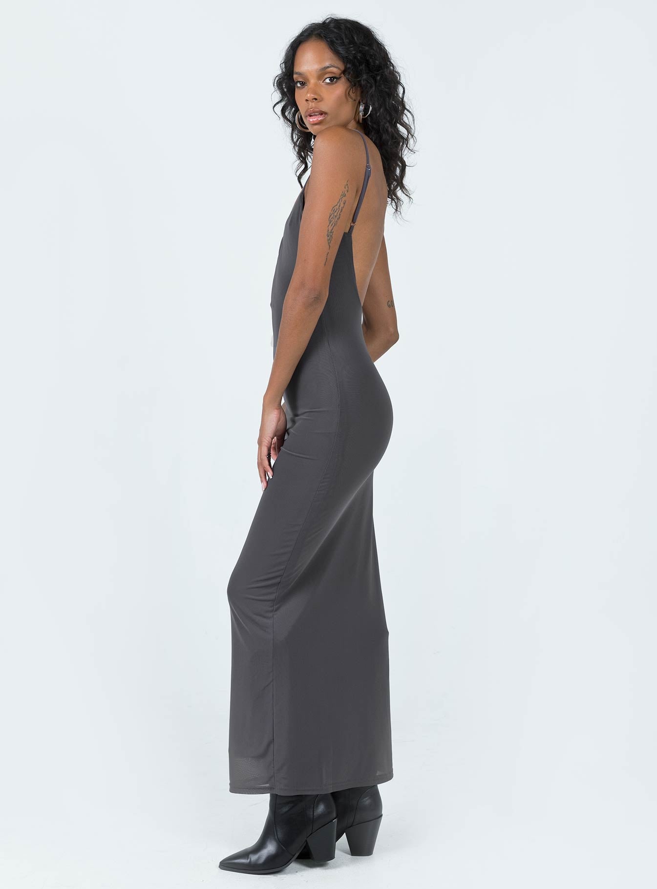 Knox Maxi Dress Slate - Image 4