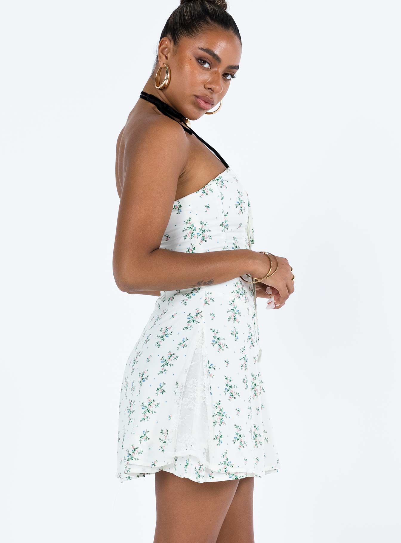 Peroli Corset Mini Dress Floral - Image 5