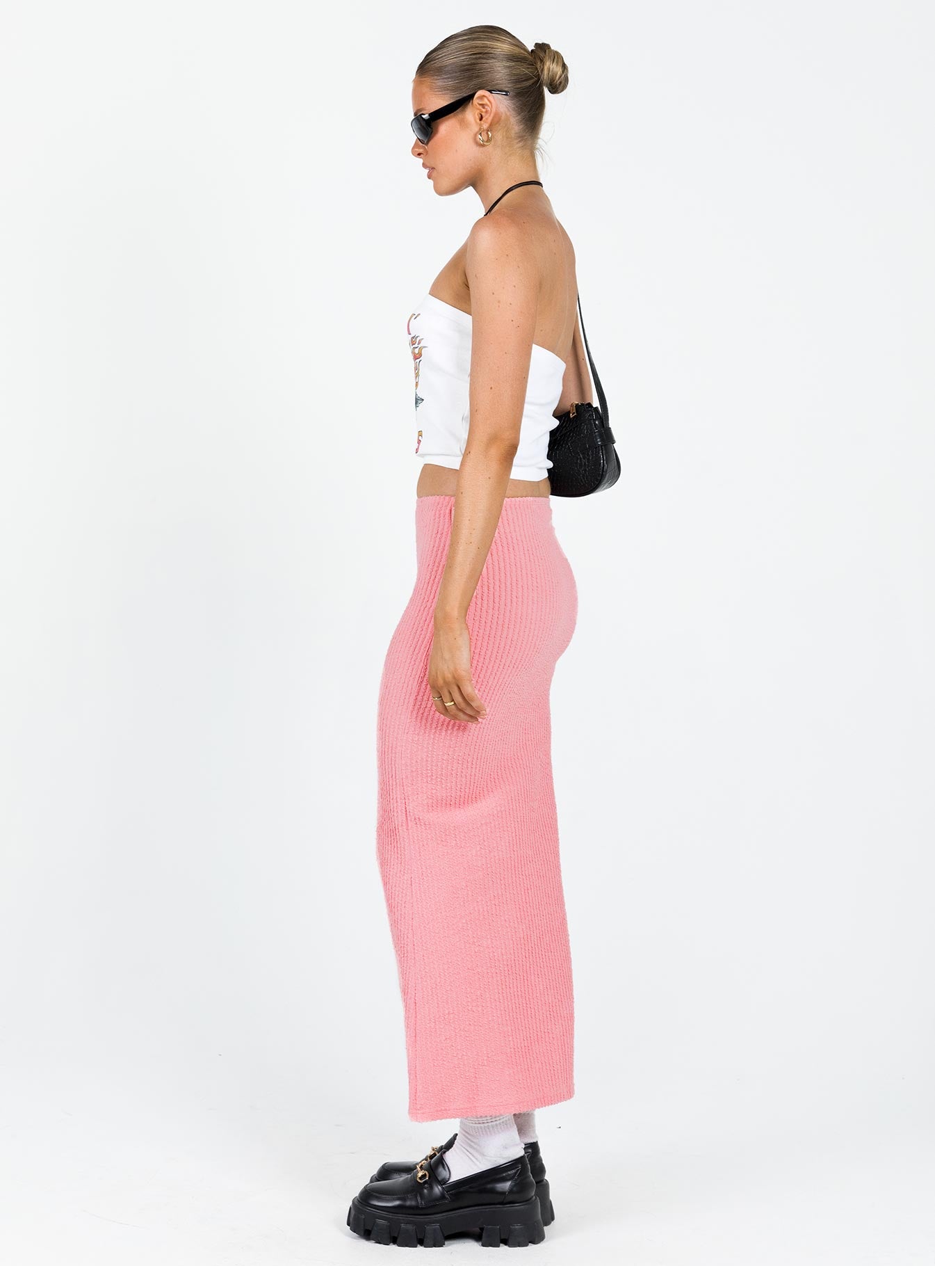 Jaynee Maxi Skirt Pink - Image 3